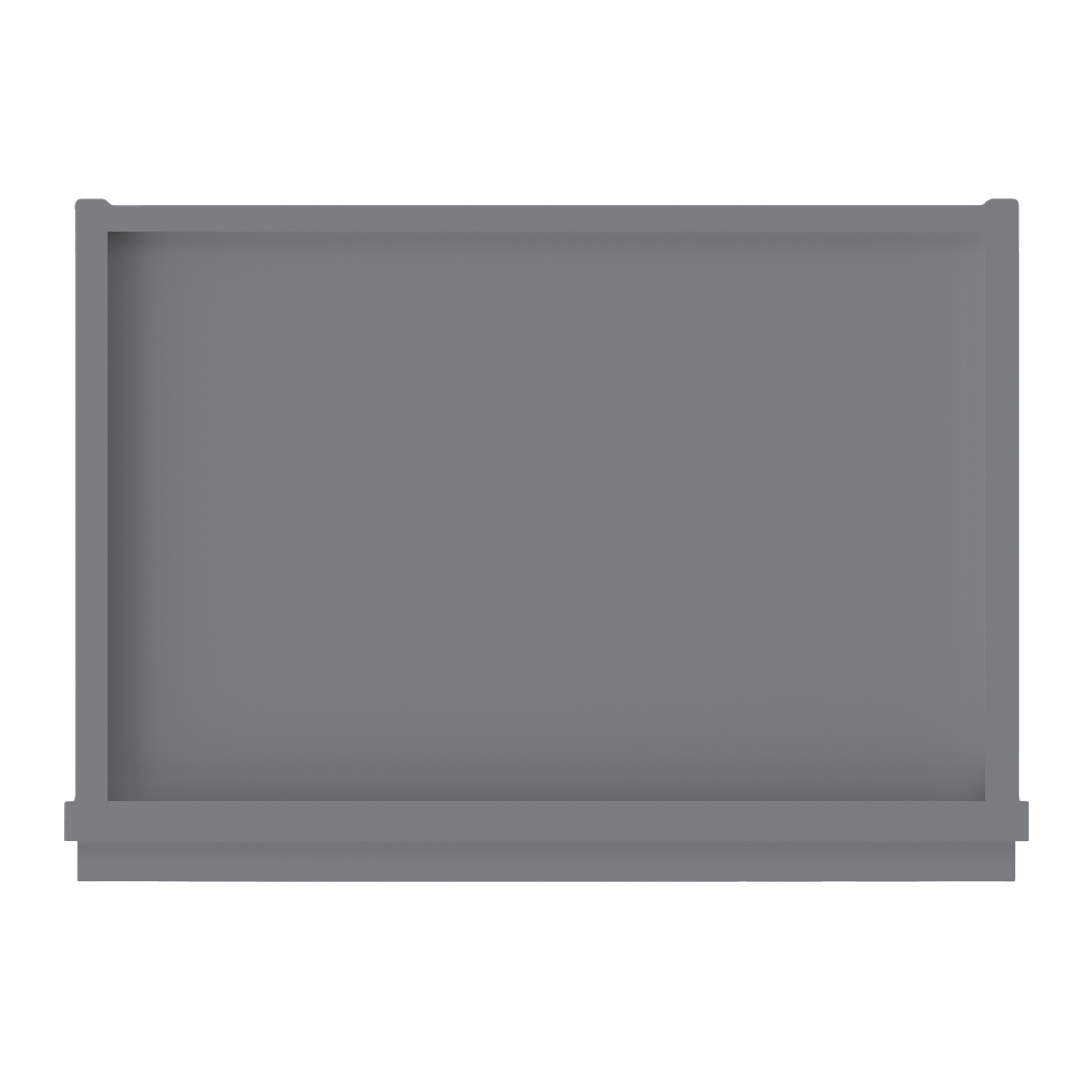 Frosted Glass Door Wall Kitchen Cabinet WMD1830 Colonial Gray LessCare 18 in. width 30 in. height 12 in. depth