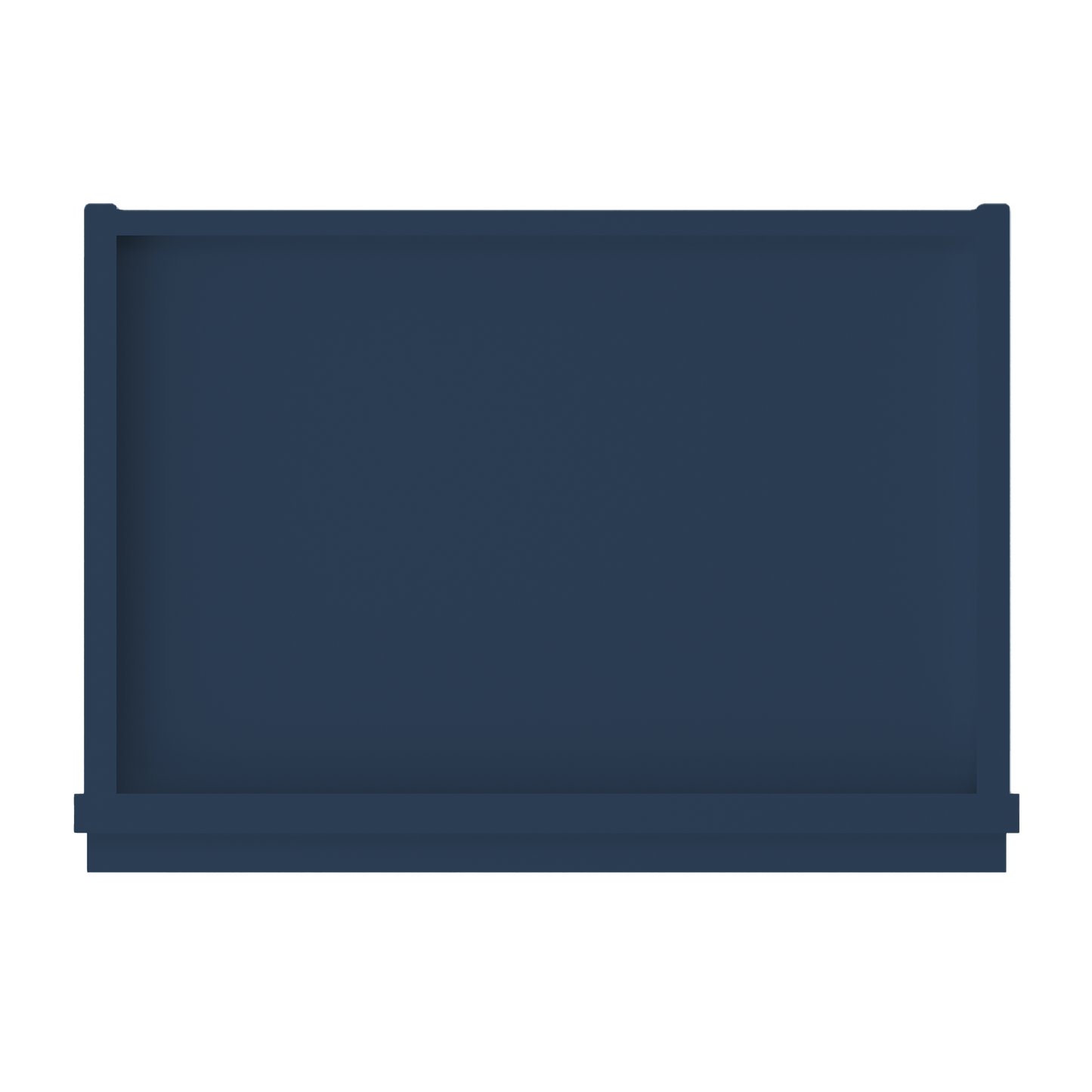 Frosted Glass Door Wall Kitchen Cabinet WMD1830 Danbury Blue LessCare 18 in. width 30 in. height 12 in. depth - Kitchen