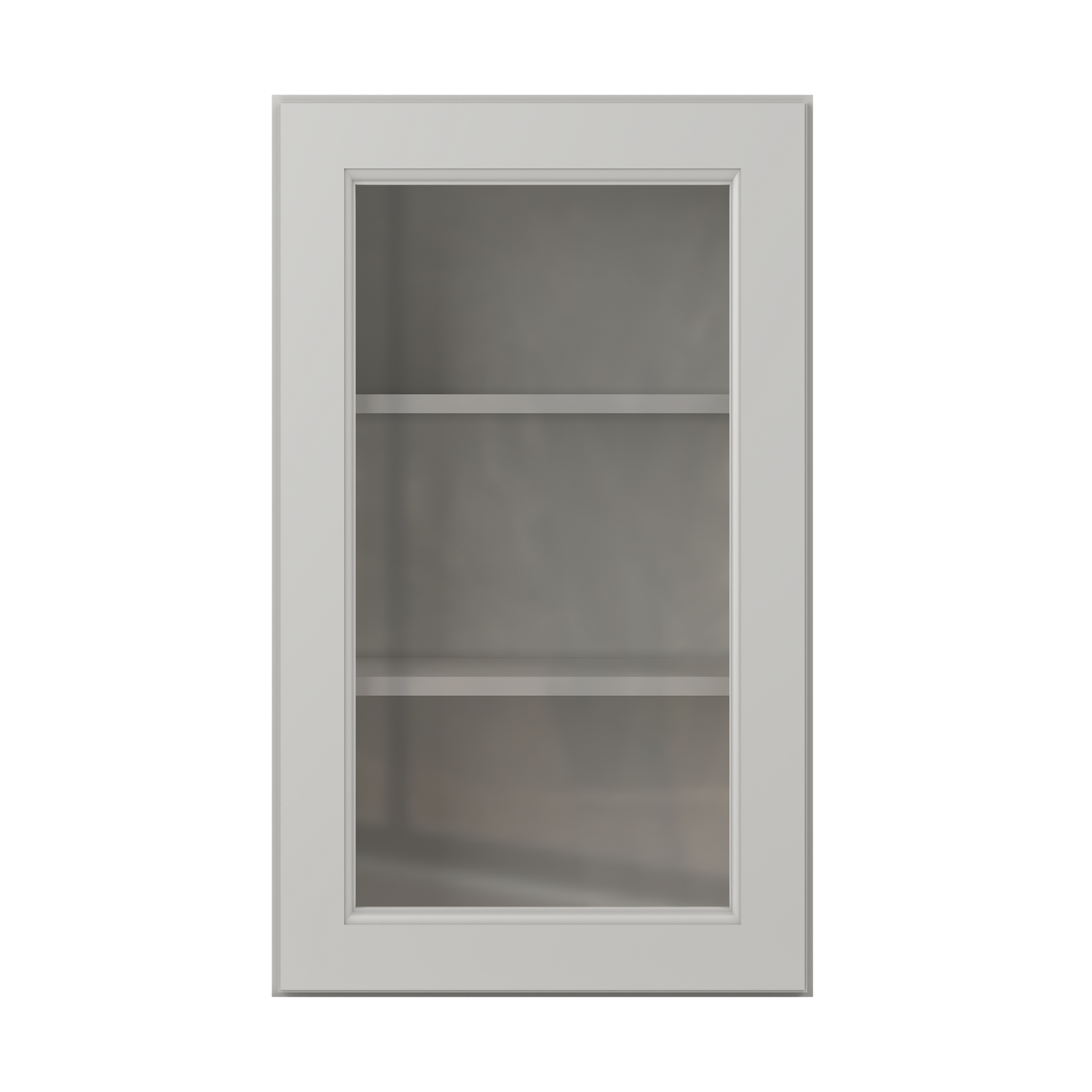 Frosted Glass Door Wall Kitchen Cabinet WMD1830 Milan Pearl 18 in. width 30 in. height 12 in. depth - Kitchen Cabinets