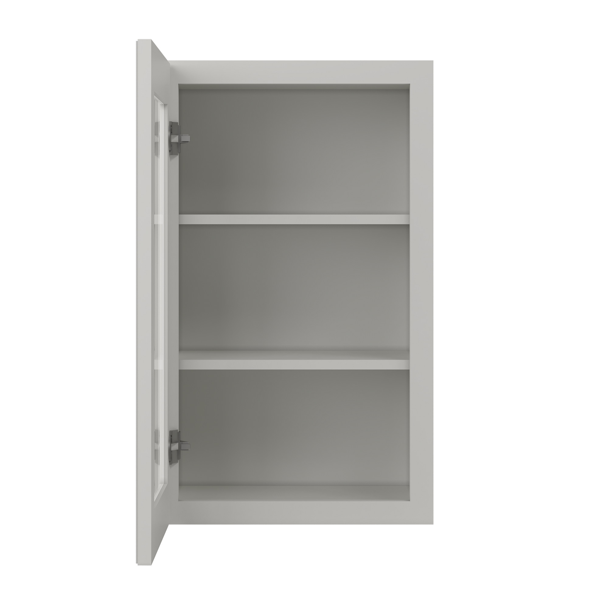 Frosted Glass Door Wall Kitchen Cabinet WMD1830 Milan Pearl 18 in. width 30 in. height 12 in. depth - Kitchen Cabinets