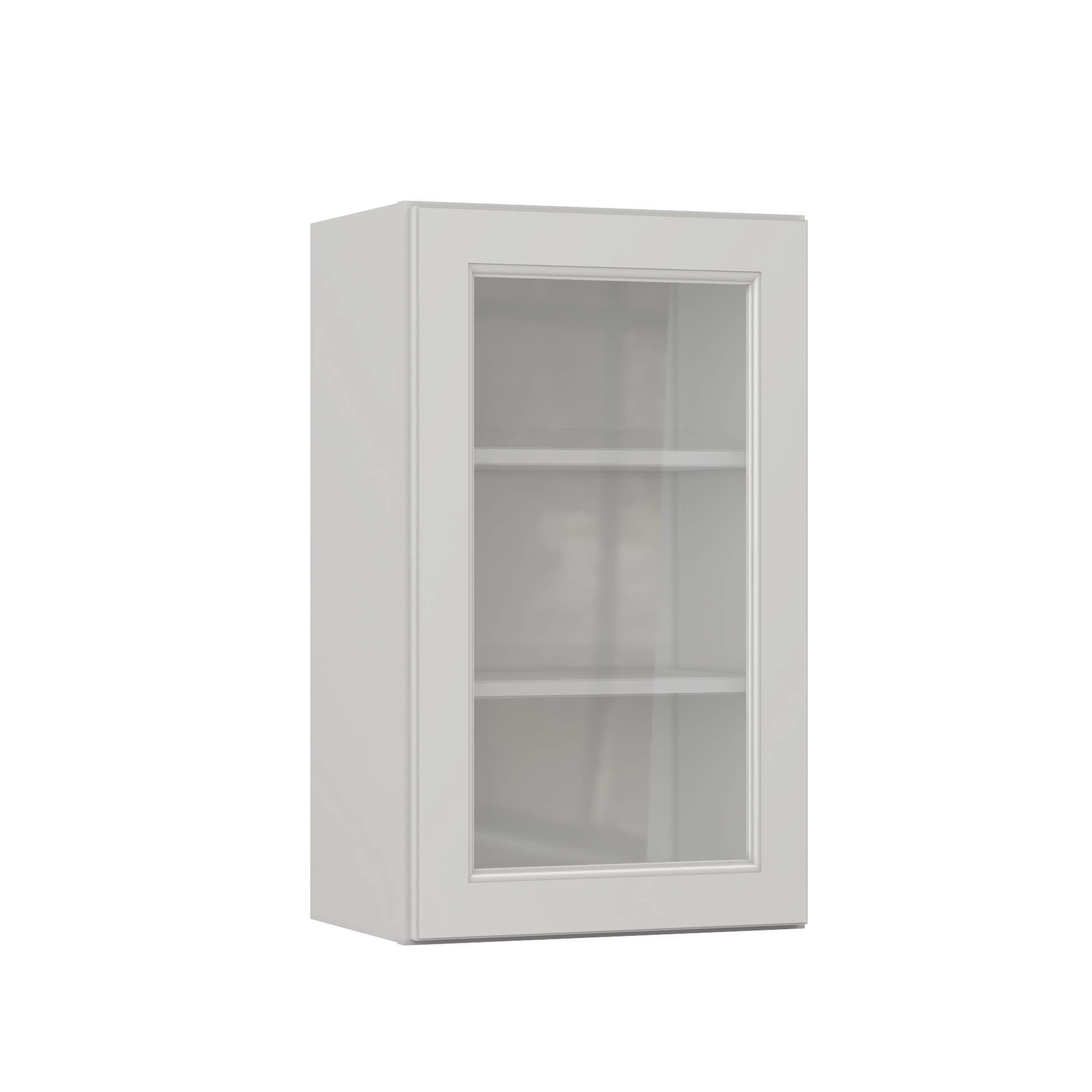 Frosted Glass Door Wall Kitchen Cabinet WMD1830 Milan Pearl 18 in. width 30 in. height 12 in. depth - Kitchen Cabinets