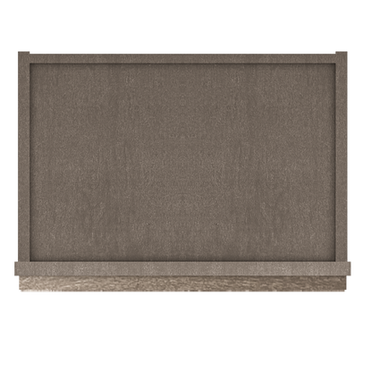 Frosted Glass Door Wall Kitchen Cabinet WMD1830 Milan Slate 18 in. width 30 in. height 12 in. depth - Kitchen Cabinets