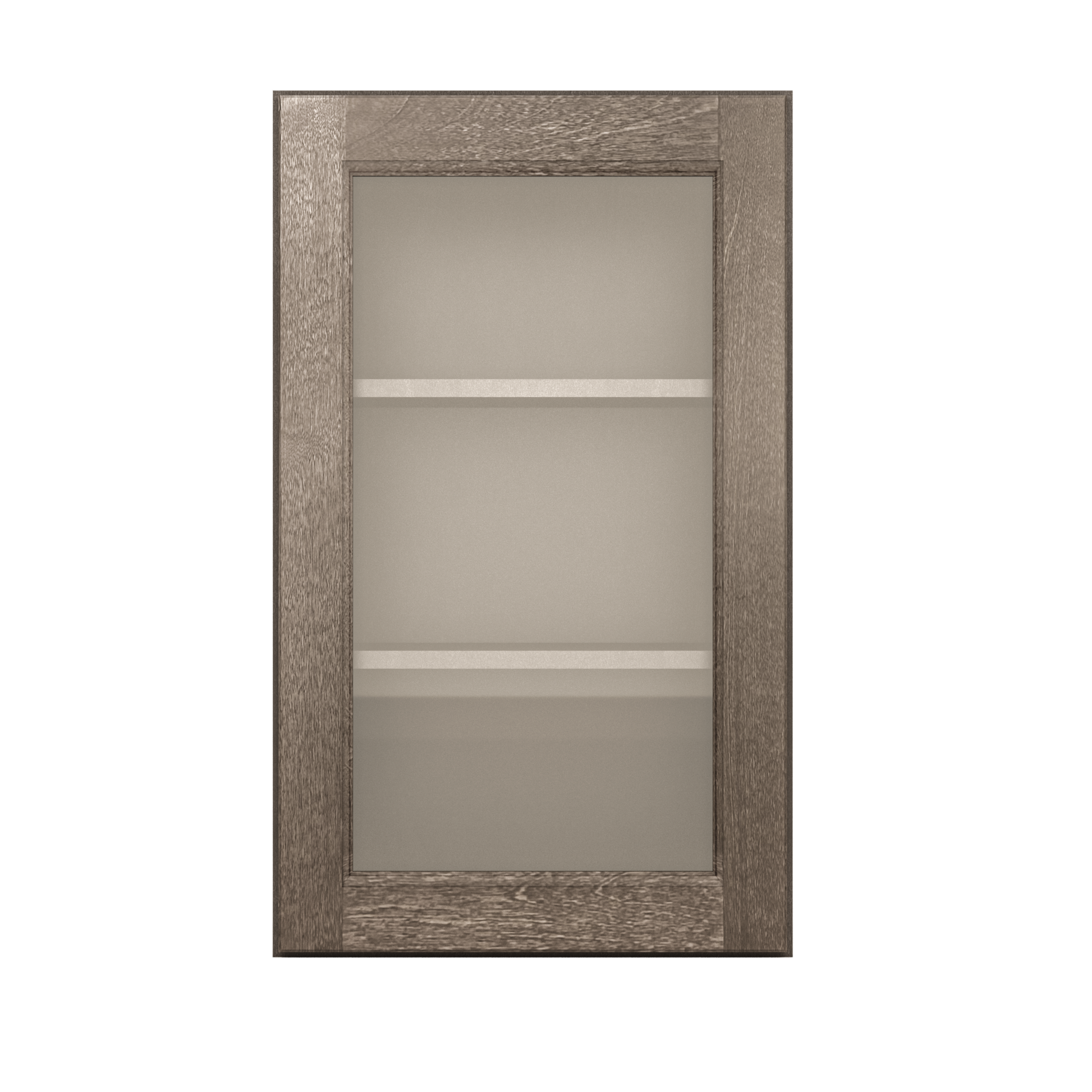 Frosted Glass Door Wall Kitchen Cabinet WMD1830 Milan Slate 18 in. width 30 in. height 12 in. depth - Kitchen Cabinets