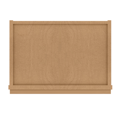 Frosted Glass Door Wall Kitchen Cabinet WMD1830 Shaker Toffee 18 in. width 30 in. height 12 in. depth - Kitchen Cabinets