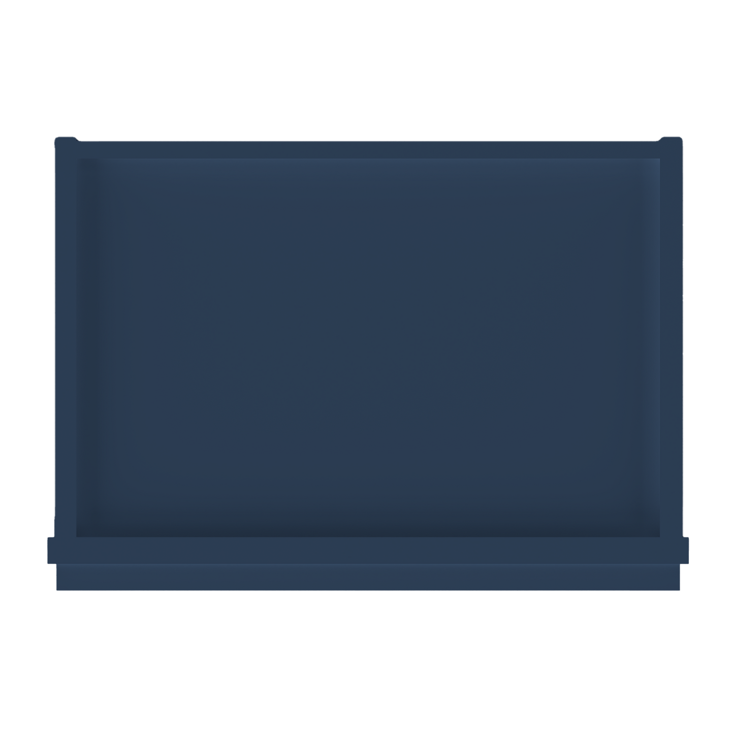 Frosted Glass Door Wall Kitchen Cabinet WMD1836 Danbury Blue LessCare 18 in. width 36 in. height 12 in. depth - Kitchen