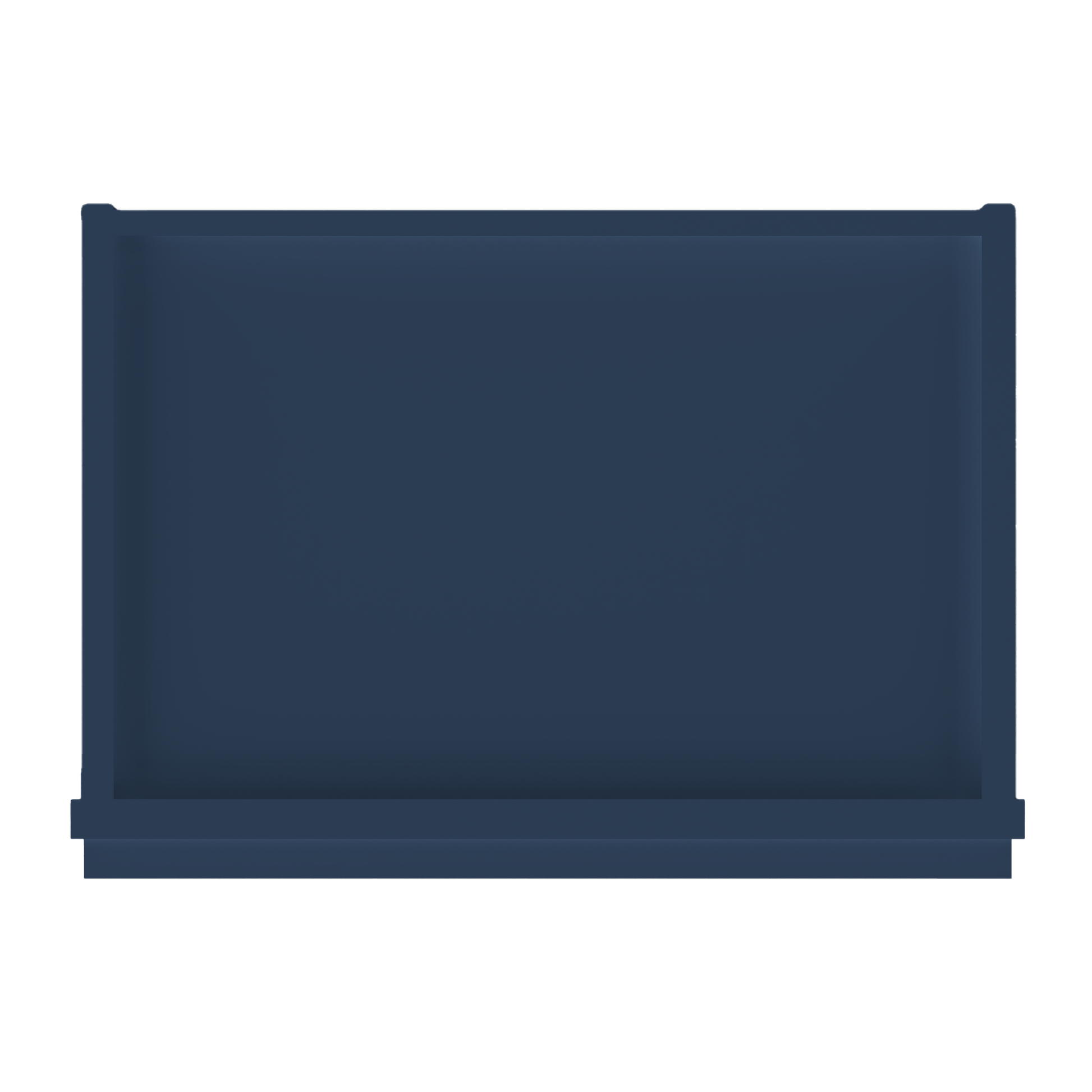 Frosted Glass Door Wall Kitchen Cabinet WMD1836 Danbury Blue LessCare 18 in. width 36 in. height 12 in. depth - Kitchen