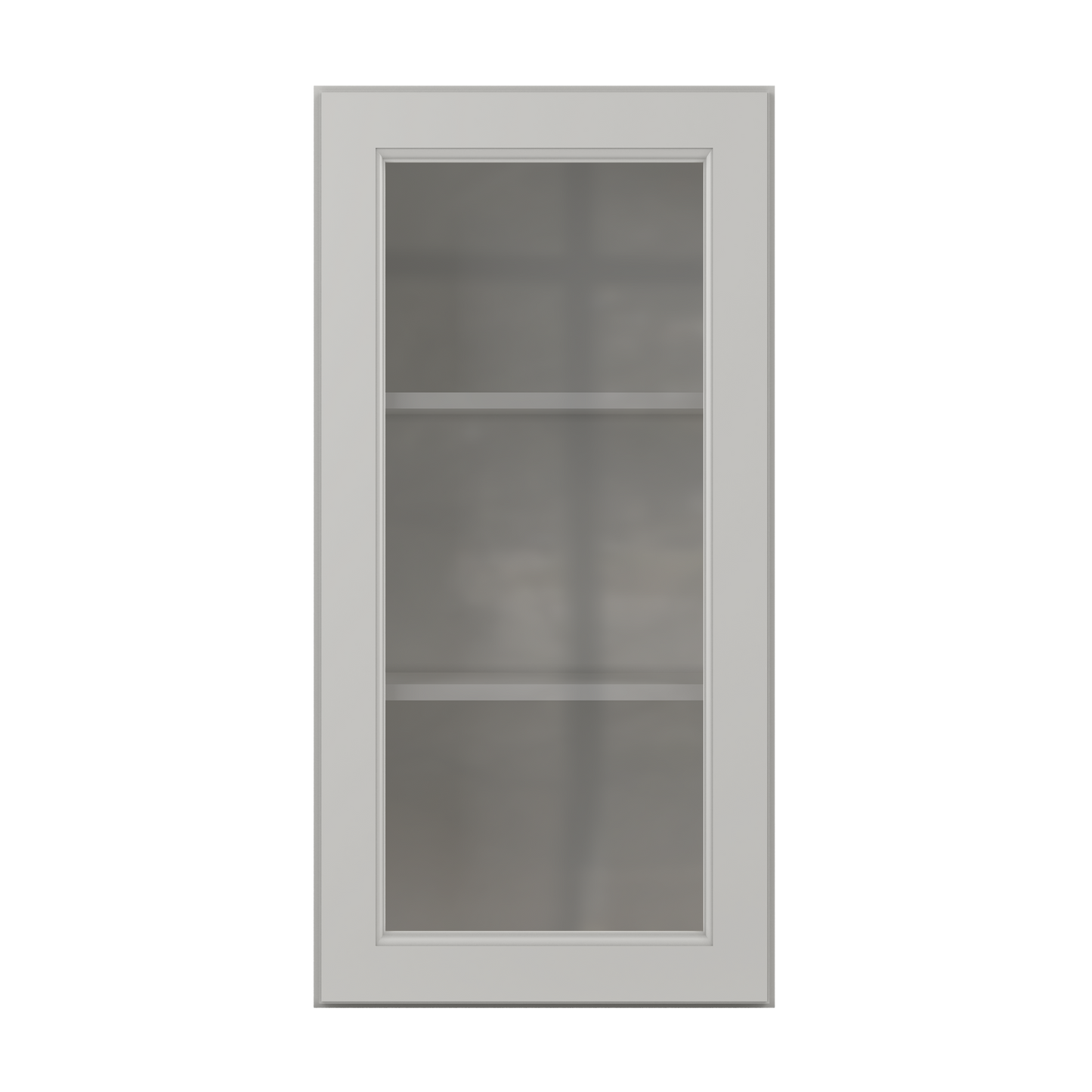 Frosted Glass Door Wall Kitchen Cabinet WMD1836 Milan Pearl 18 in. width 36 in. height 12 in. depth - Kitchen Cabinets