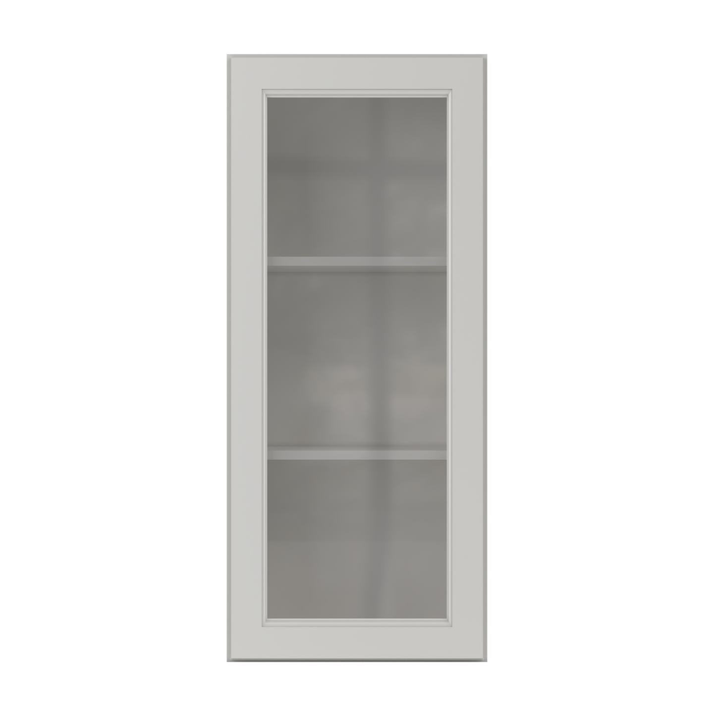 Frosted Glass Door Wall Kitchen Cabinet WMD1842 Milan Pearl 18 in. width 42 in. height 12 in. depth - Kitchen Cabinets