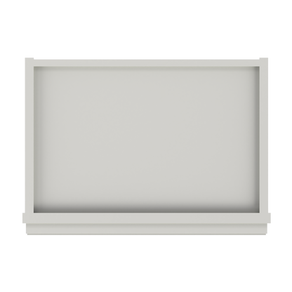 Frosted Glass Door Wall Kitchen Cabinet WMD1842 Milan Pearl 18 in. width 42 in. height 12 in. depth - Kitchen Cabinets