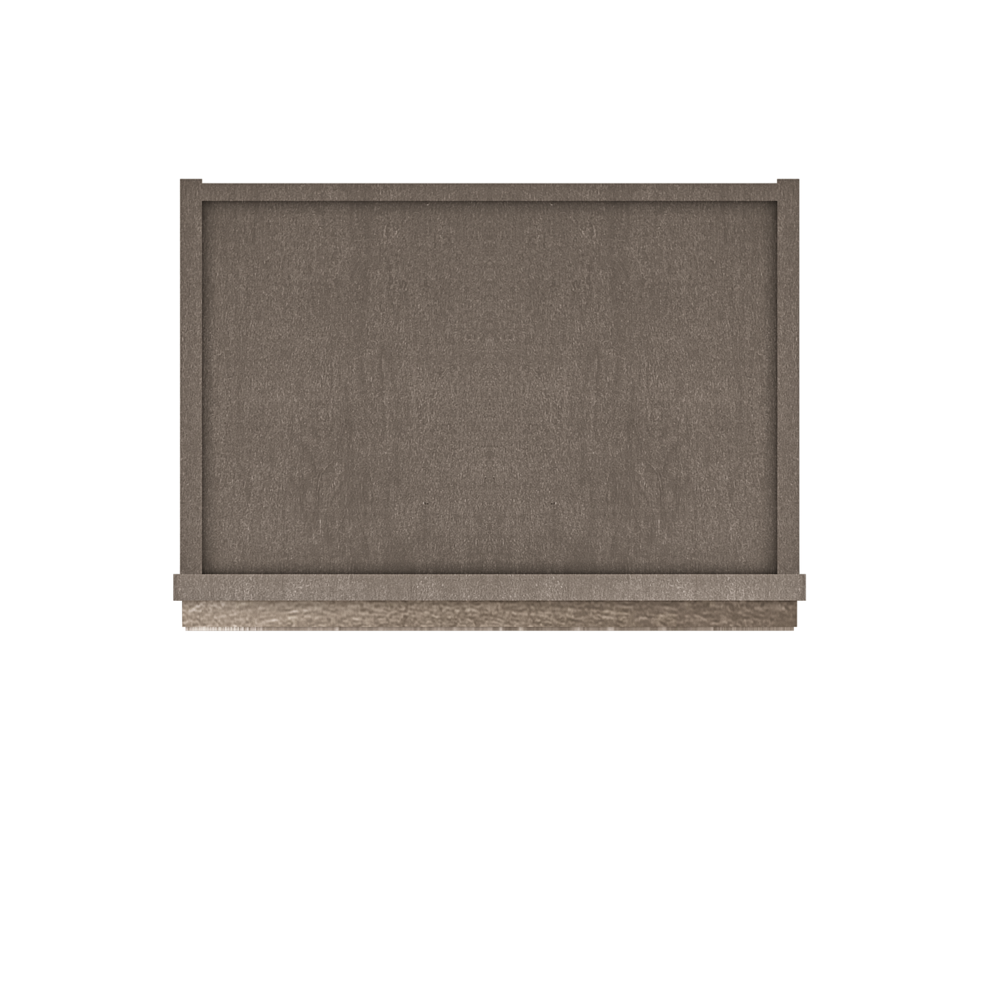 Frosted Glass Door Wall Kitchen Cabinet WMD1842 Milan Slate 18 in. width 42 in. height 12 in. depth - Kitchen Cabinets