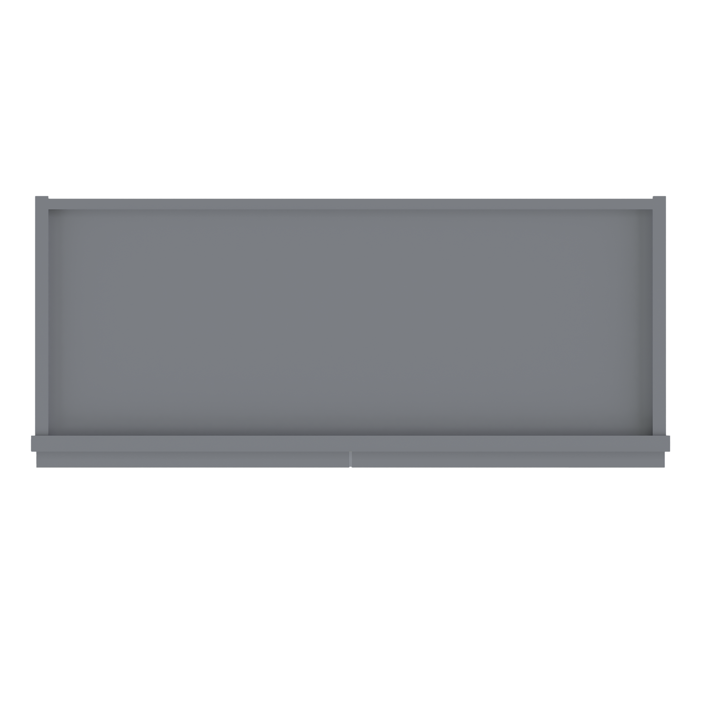 Frosted Glass Door Wall Kitchen Cabinet WMD3030 Colonial Gray LessCare 30 in. width 30 in. height 12 in. depth