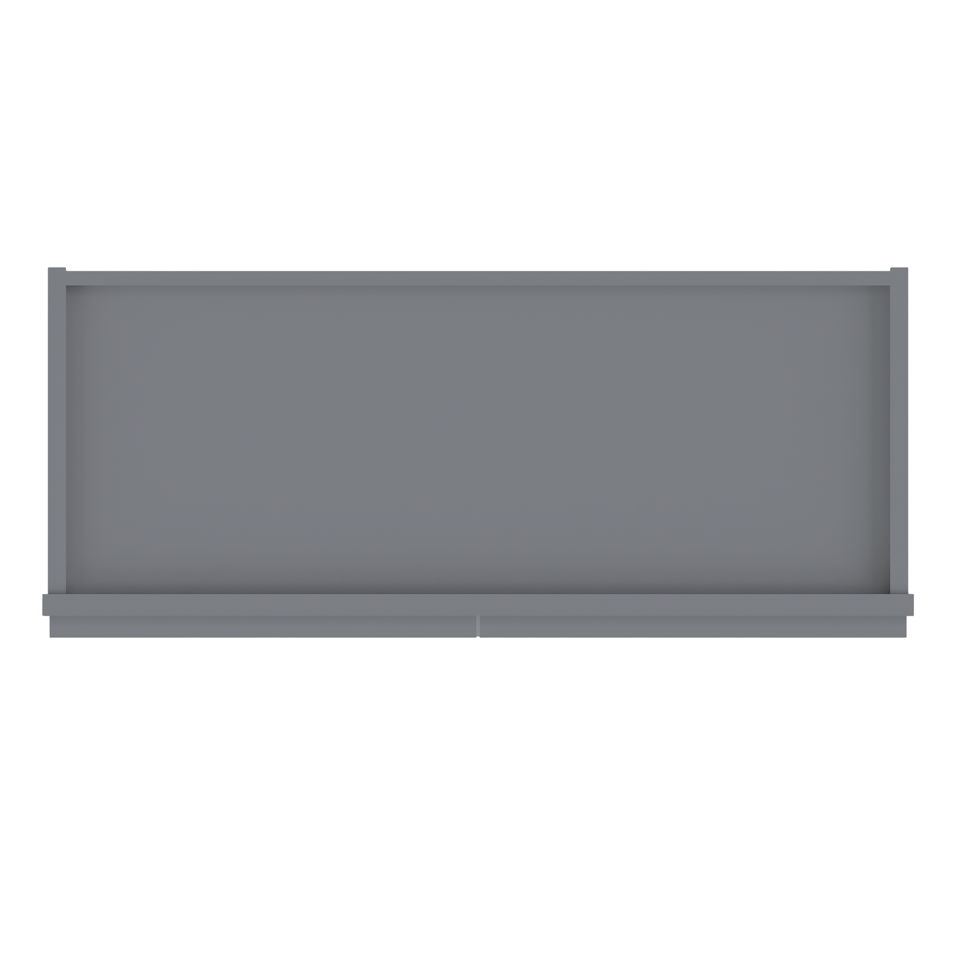 Frosted Glass Door Wall Kitchen Cabinet WMD3030 Colonial Gray LessCare 30 in. width 30 in. height 12 in. depth