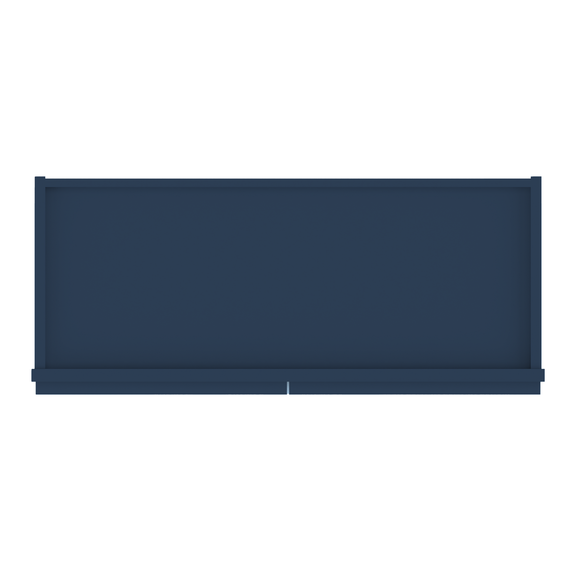 Frosted Glass Door Wall Kitchen Cabinet WMD3030 Danbury Blue LessCare 30 in. width 30 in. height 12 in. depth - Kitchen