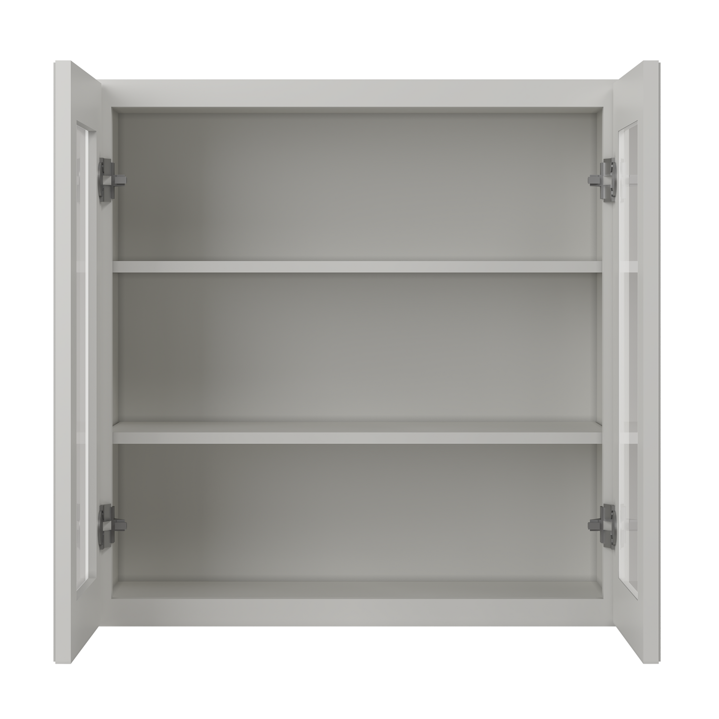 Frosted Glass Door Wall Kitchen Cabinet WMD3030 Milan Pearl 30 in. width 30 in. height 12 in. depth - Kitchen Cabinets