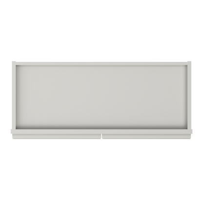 Frosted Glass Door Wall Kitchen Cabinet WMD3030 Milan Pearl 30 in. width 30 in. height 12 in. depth - Kitchen Cabinets