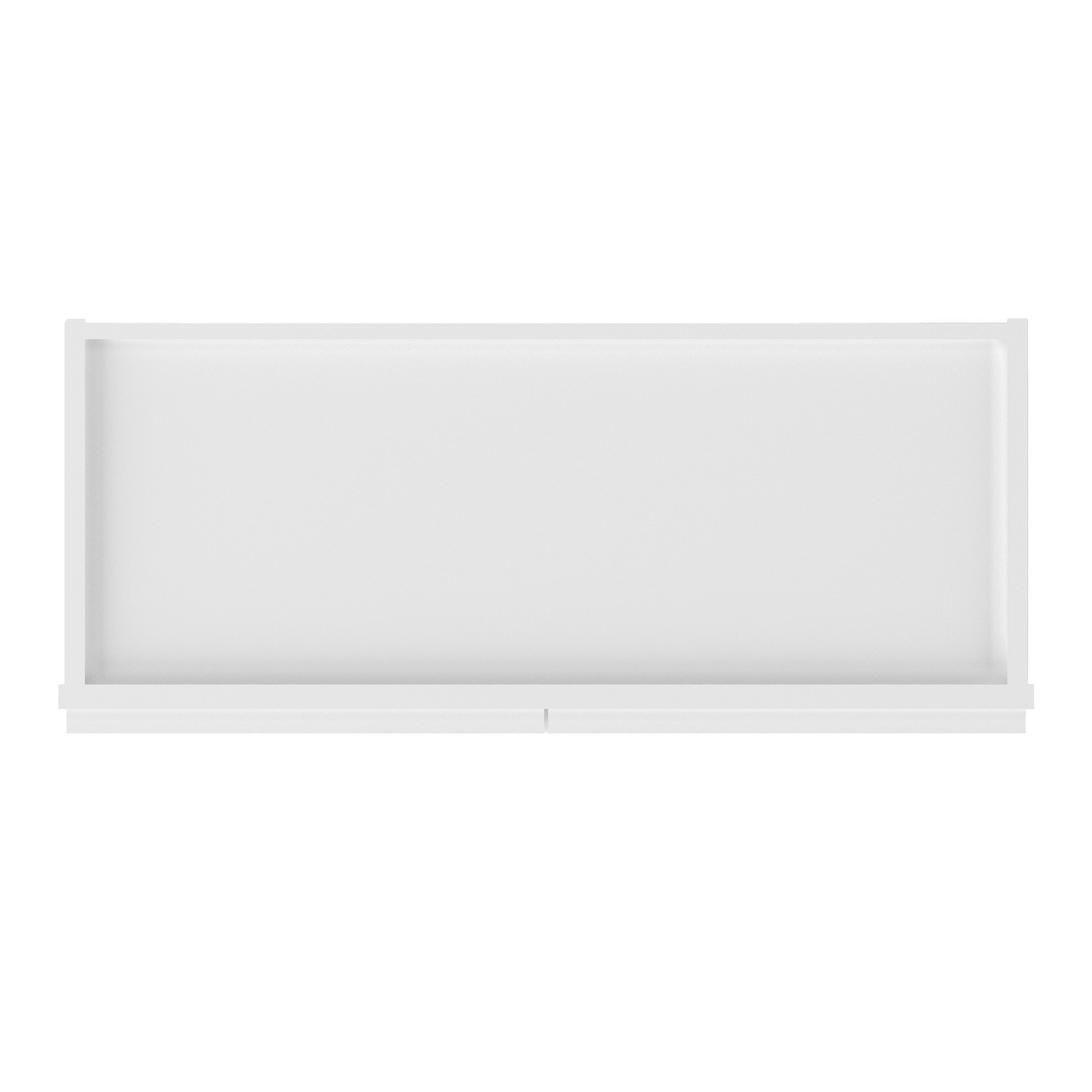 Frosted Glass Door Wall Kitchen Cabinet WMD3036 Alpina White LessCare 30 in. width 36 in. height 12 in. depth - Kitchen