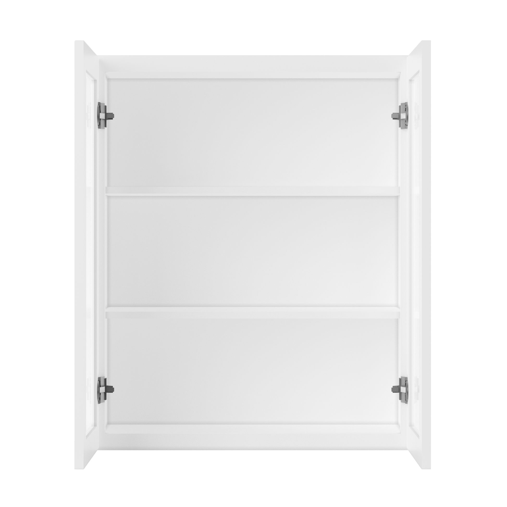 Frosted Glass Door Wall Kitchen Cabinet WMD3036 Alpina White LessCare 30 in. width 36 in. height 12 in. depth - Kitchen