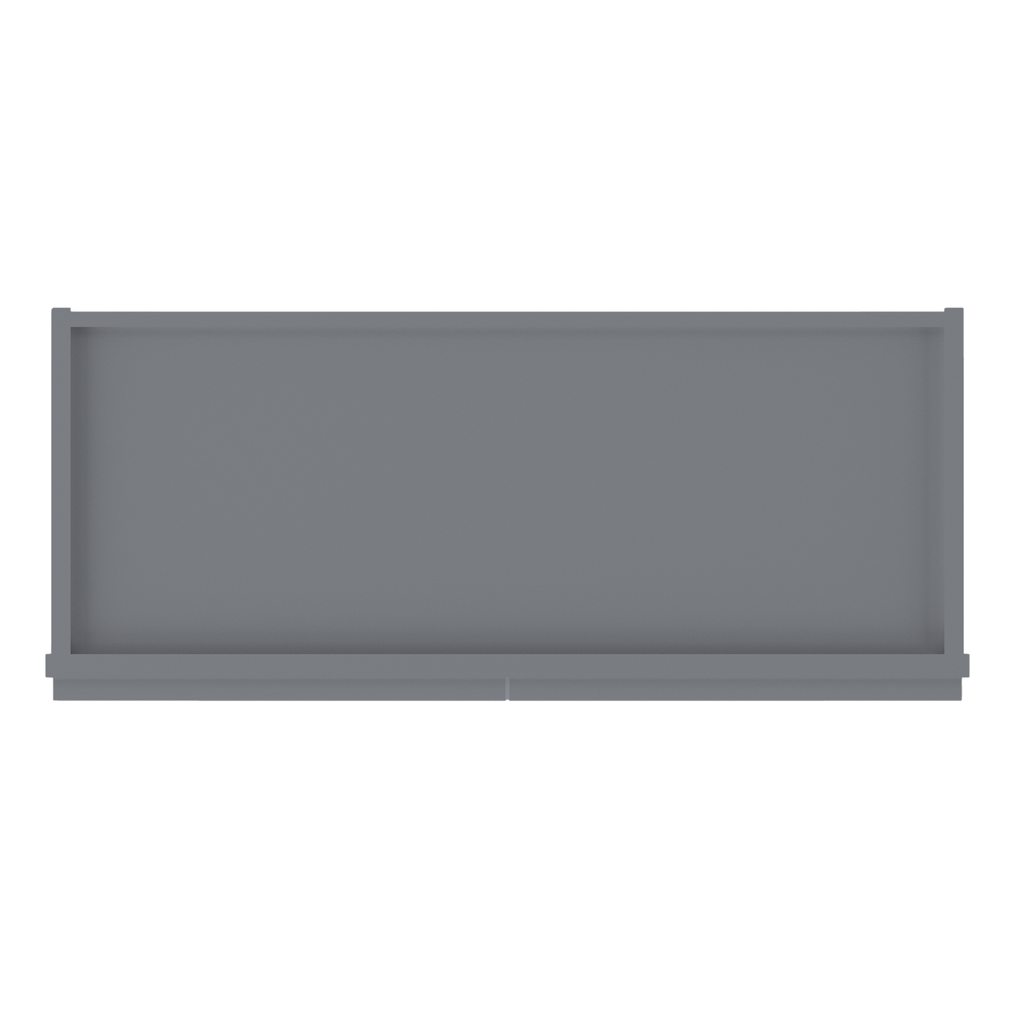 Frosted Glass Door Wall Kitchen Cabinet WMD3036 Colonial Gray LessCare 30 in. width 36 in. height 12 in. depth