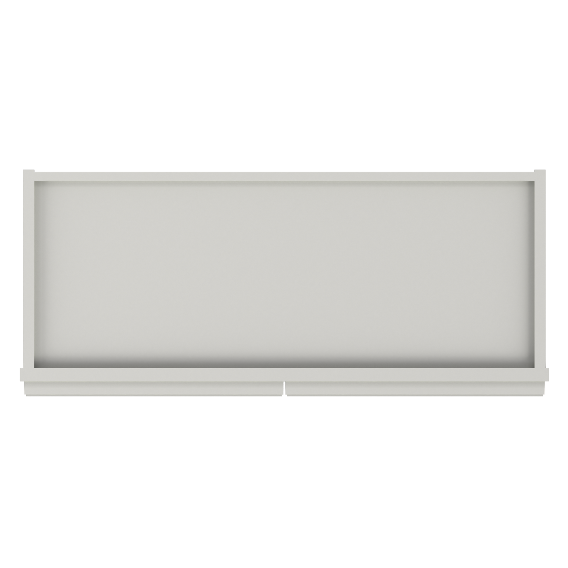 Frosted Glass Door Wall Kitchen Cabinet WMD3036 Milan Pearl 30 in. width 36 in. height 12 in. depth - Kitchen Cabinets