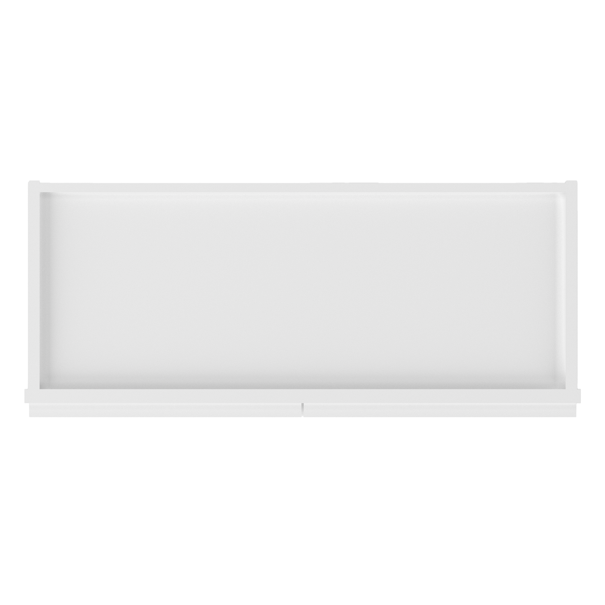 Frosted Glass Door Wall Kitchen Cabinet WMD3042 Alpina White LessCare 30 in. width 42 in. height 12 in. depth - Kitchen