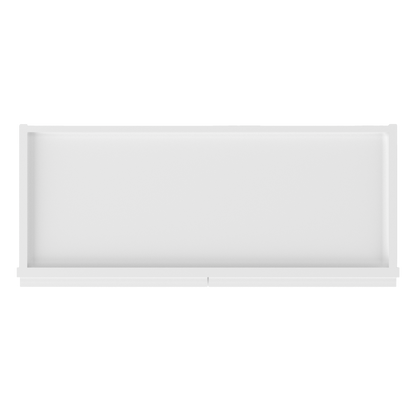 Frosted Glass Door Wall Kitchen Cabinet WMD3042 Alpina White LessCare 30 in. width 42 in. height 12 in. depth - Kitchen