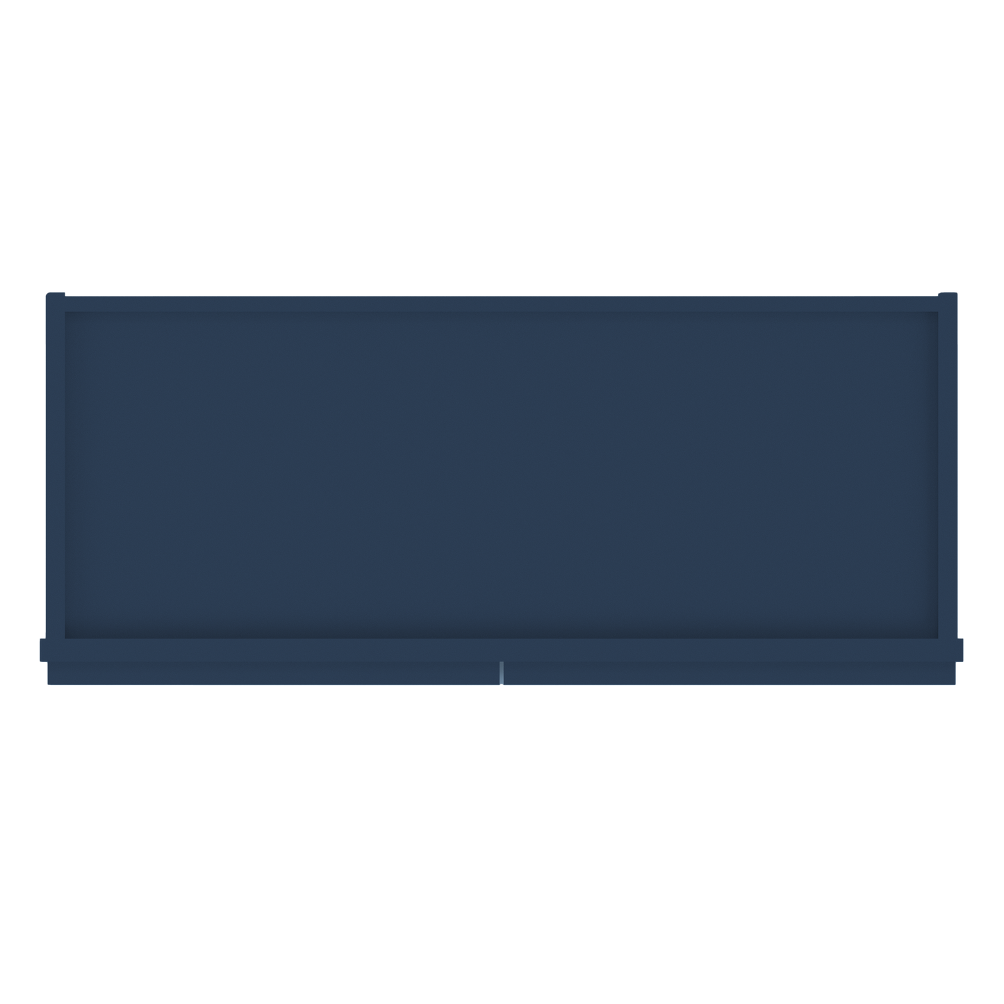 Frosted Glass Door Wall Kitchen Cabinet WMD3042 Danbury Blue LessCare 30 in. width 42 in. height 12 in. depth - Kitchen