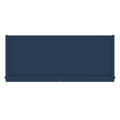 Frosted Glass Door Wall Kitchen Cabinet WMD3042 Danbury Blue LessCare 30 in. width 42 in. height 12 in. depth - Kitchen