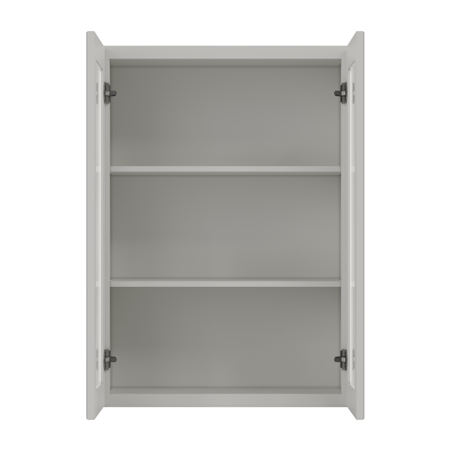 Frosted Glass Door Wall Kitchen Cabinet WMD3042 Milan Pearl 30 in. width 42 in. height 12 in. depth - Kitchen Cabinets