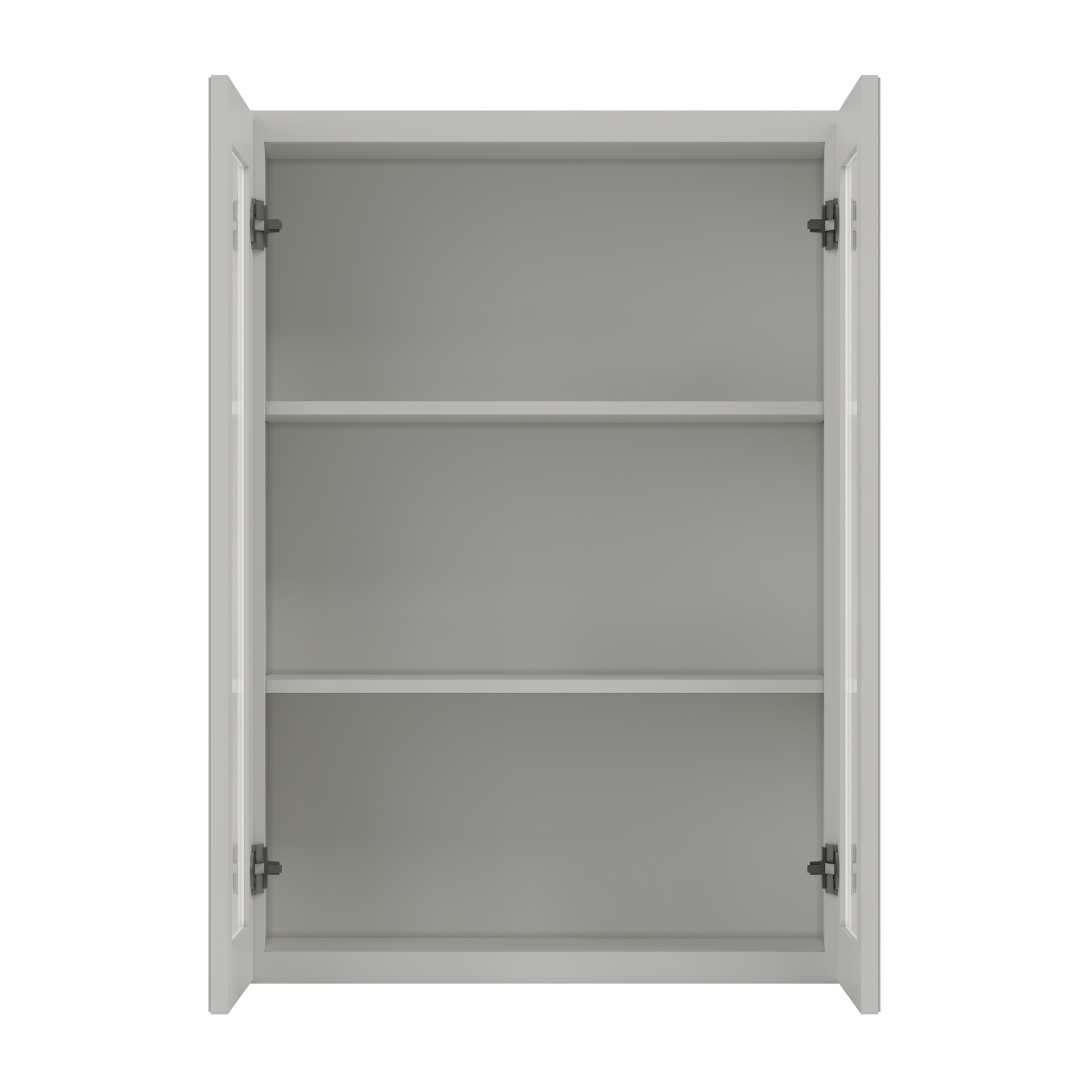 Frosted Glass Door Wall Kitchen Cabinet WMD3042 Milan Pearl 30 in. width 42 in. height 12 in. depth - Kitchen Cabinets