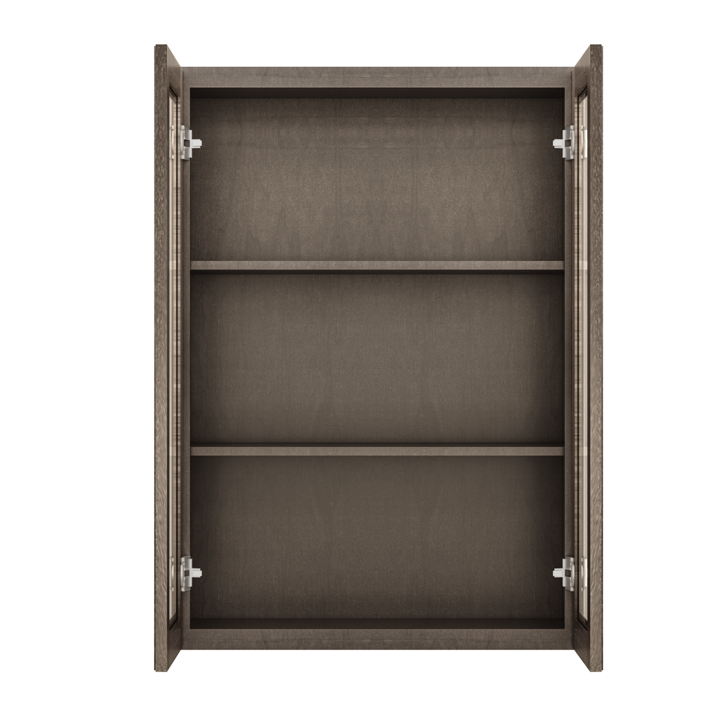 Frosted Glass Door Wall Kitchen Cabinet WMD3042 Milan Slate 30 in. width 42 in. height 12 in. depth - Kitchen Cabinets