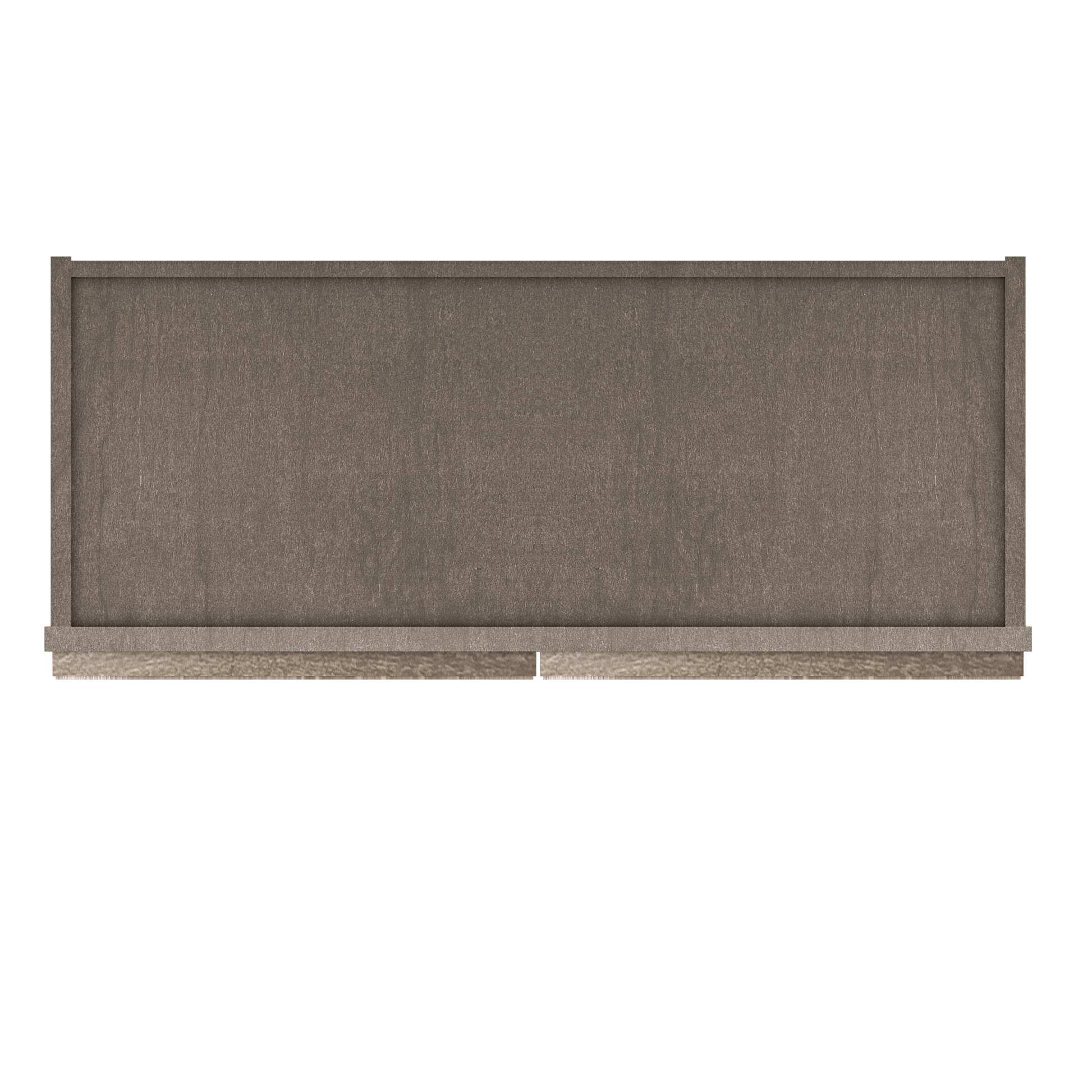 Frosted Glass Door Wall Kitchen Cabinet WMD3042 Milan Slate 30 in. width 42 in. height 12 in. depth - Kitchen Cabinets