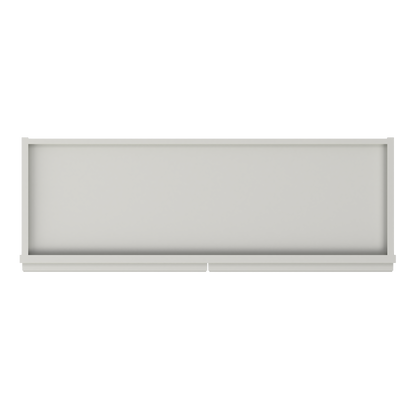 Frosted Glass Door Wall Kitchen Cabinet WMD3630 Milan Pearl 36 in. width 30 in. height 12 in. depth - Kitchen Cabinets