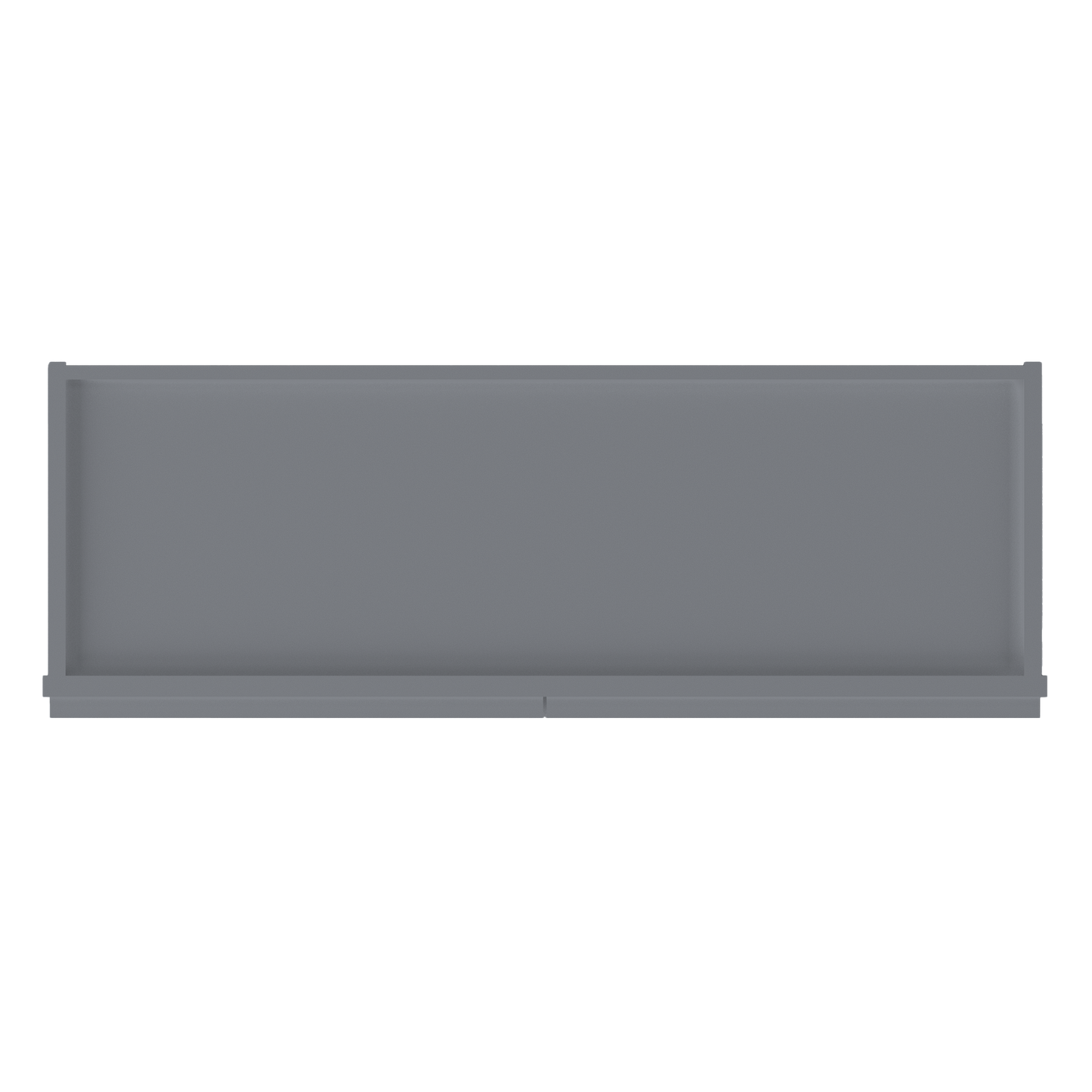 Frosted Glass Door Wall Kitchen Cabinet WMD3636 Colonial Gray LessCare 36 in. width 36 in. height 12 in. depth