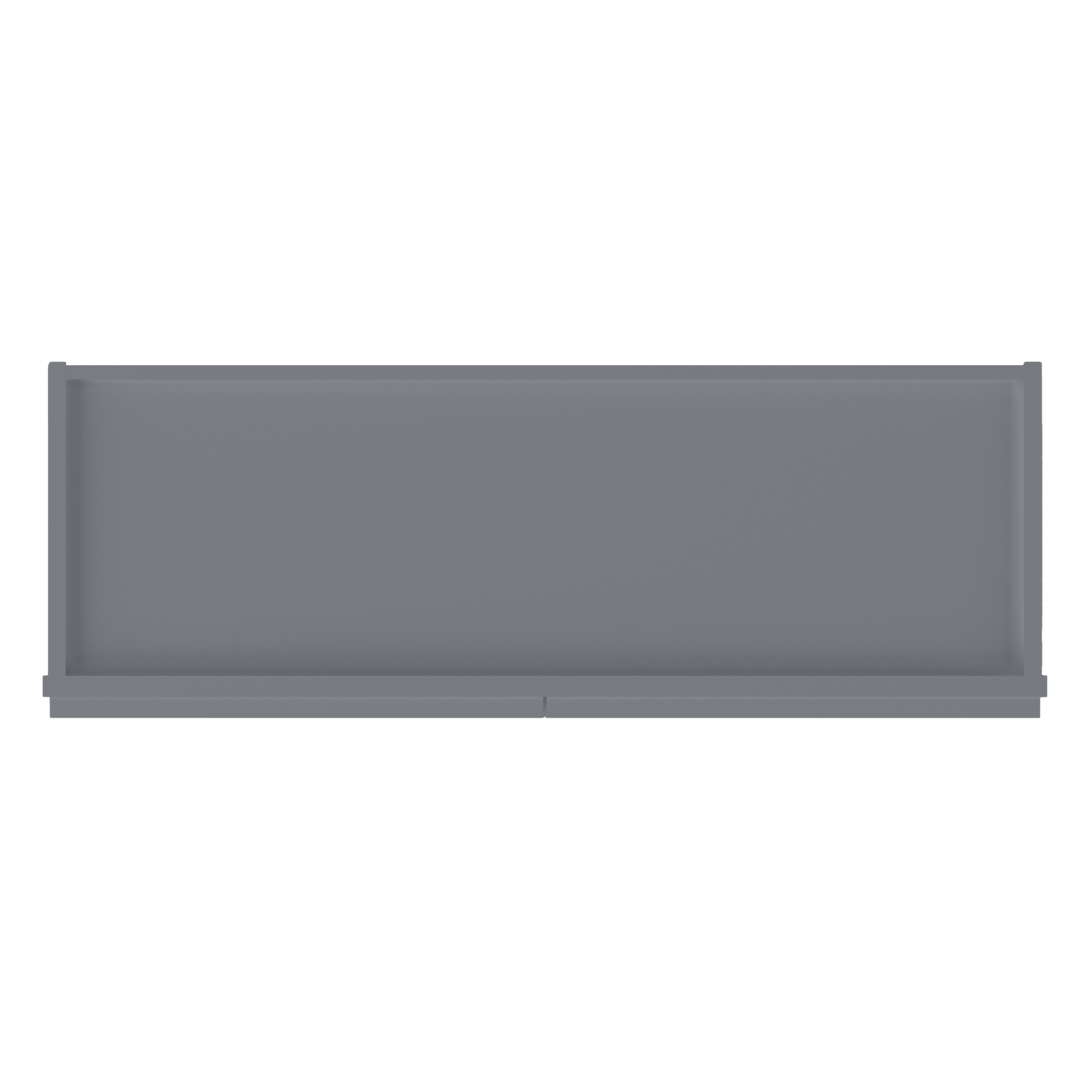 Frosted Glass Door Wall Kitchen Cabinet WMD3636 Colonial Gray LessCare 36 in. width 36 in. height 12 in. depth