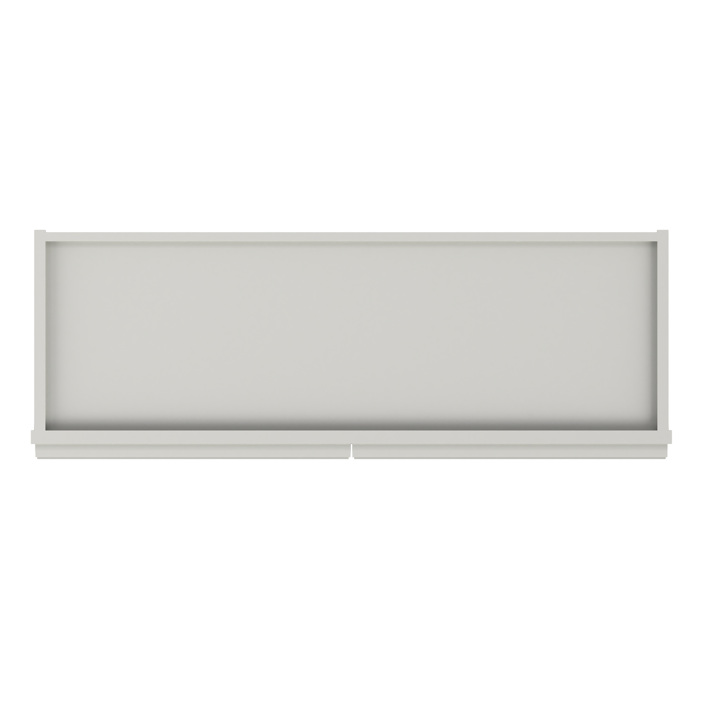 Frosted Glass Door Wall Kitchen Cabinet WMD3636 Milan Pearl 36 in. width 36 in. height 12 in. depth - Kitchen Cabinets