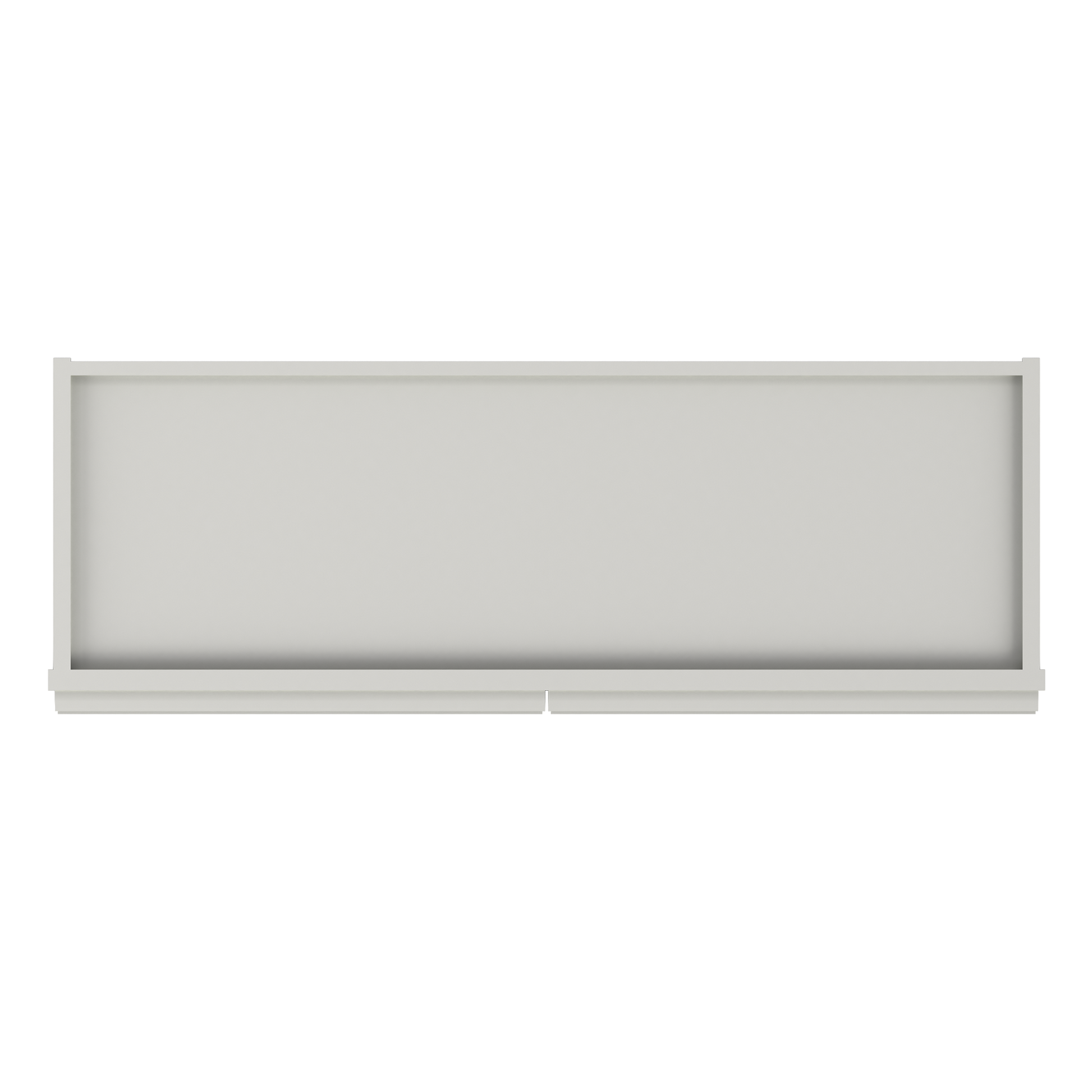 Frosted Glass Door Wall Kitchen Cabinet WMD3636 Milan Pearl 36 in. width 36 in. height 12 in. depth - Kitchen Cabinets