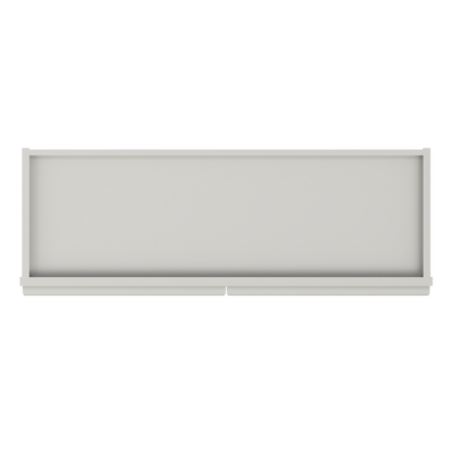 Frosted Glass Door Wall Kitchen Cabinet WMD3636 Milan Pearl 36 in. width 36 in. height 12 in. depth - Kitchen Cabinets