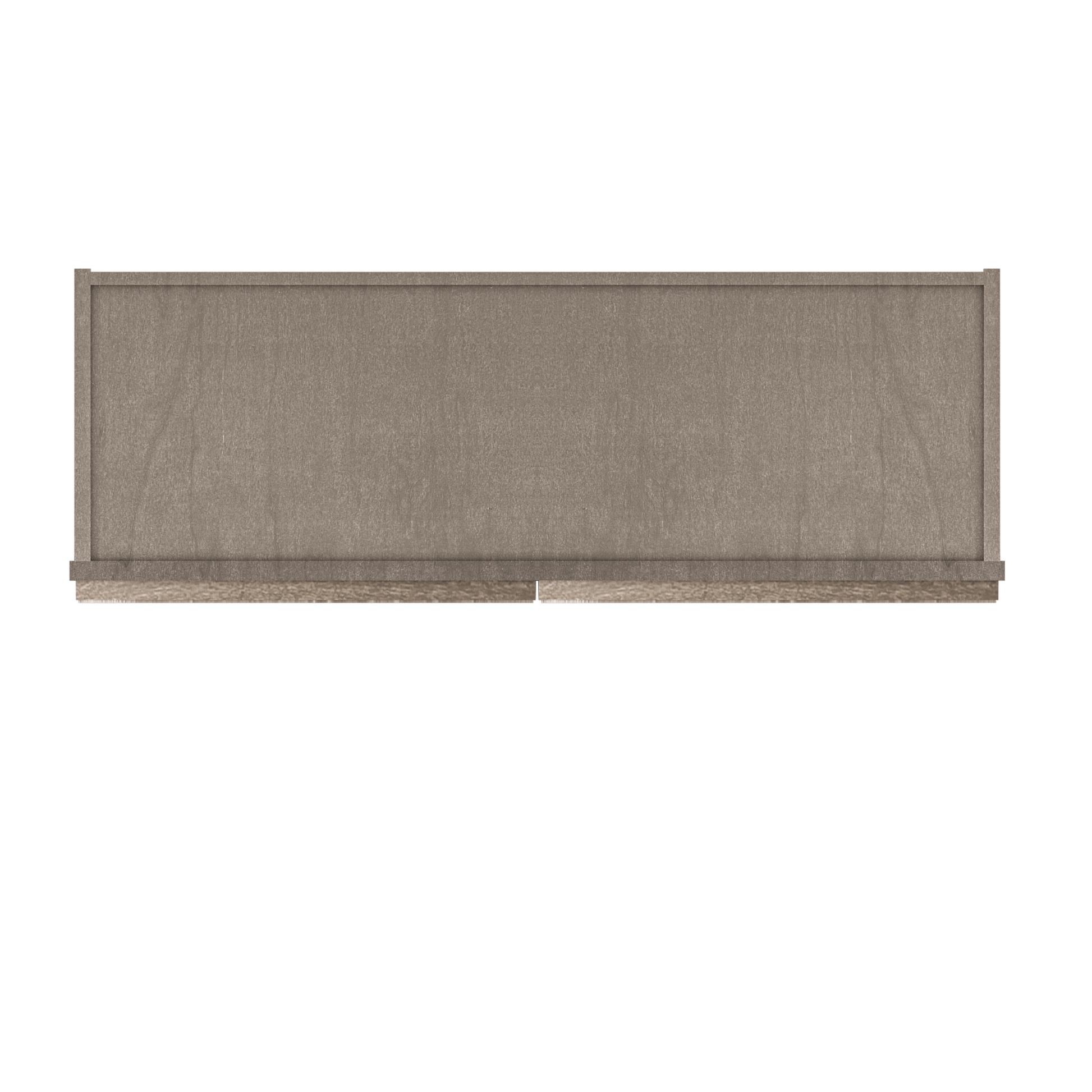 Frosted Glass Door Wall Kitchen Cabinet WMD3636 Milan Slate 36 in. width 36 in. height 12 in. depth - Kitchen Cabinets