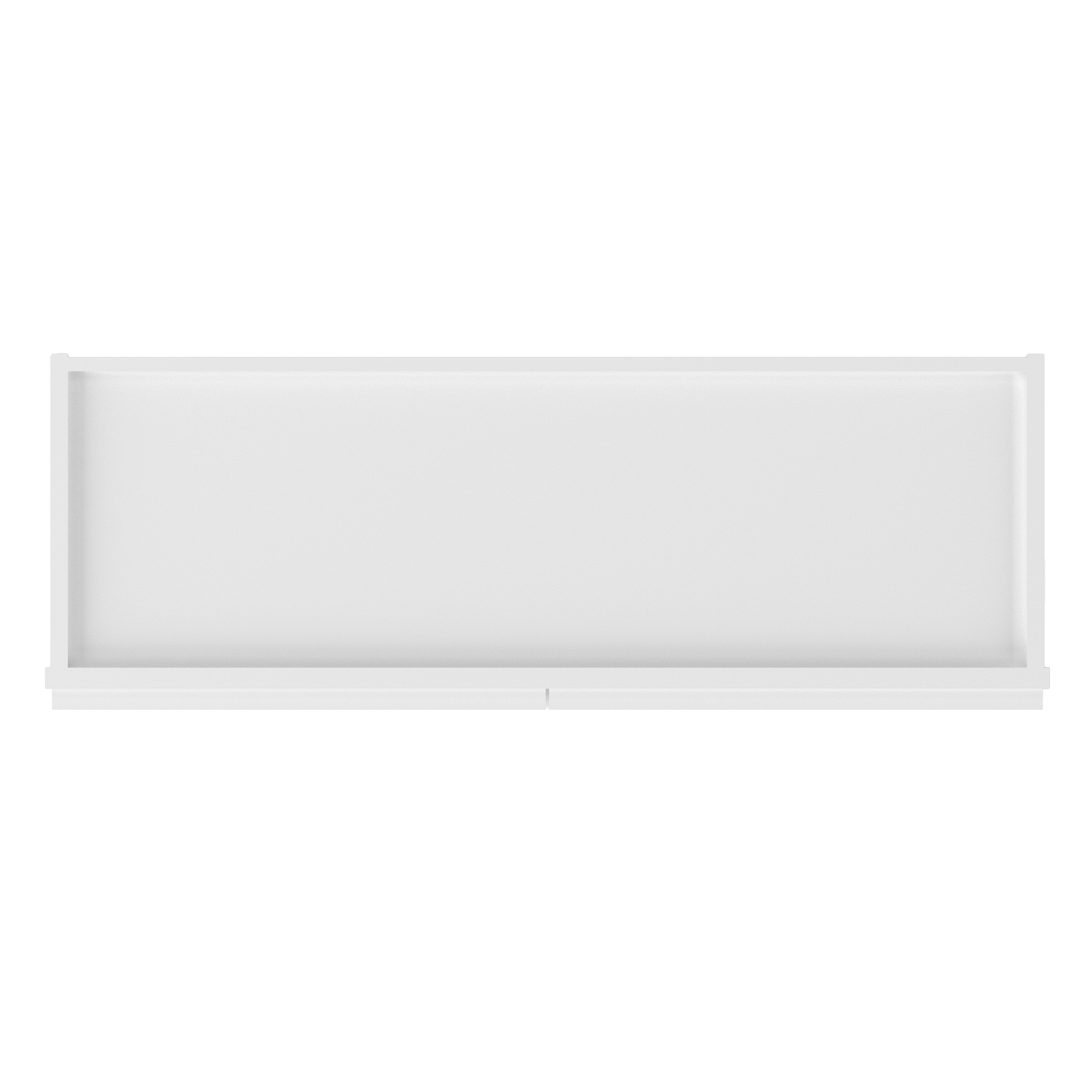 Frosted Glass Door Wall Kitchen Cabinet WMD3642 Alpina White LessCare 36 in. width 42 in. height 12 in. depth - Kitchen