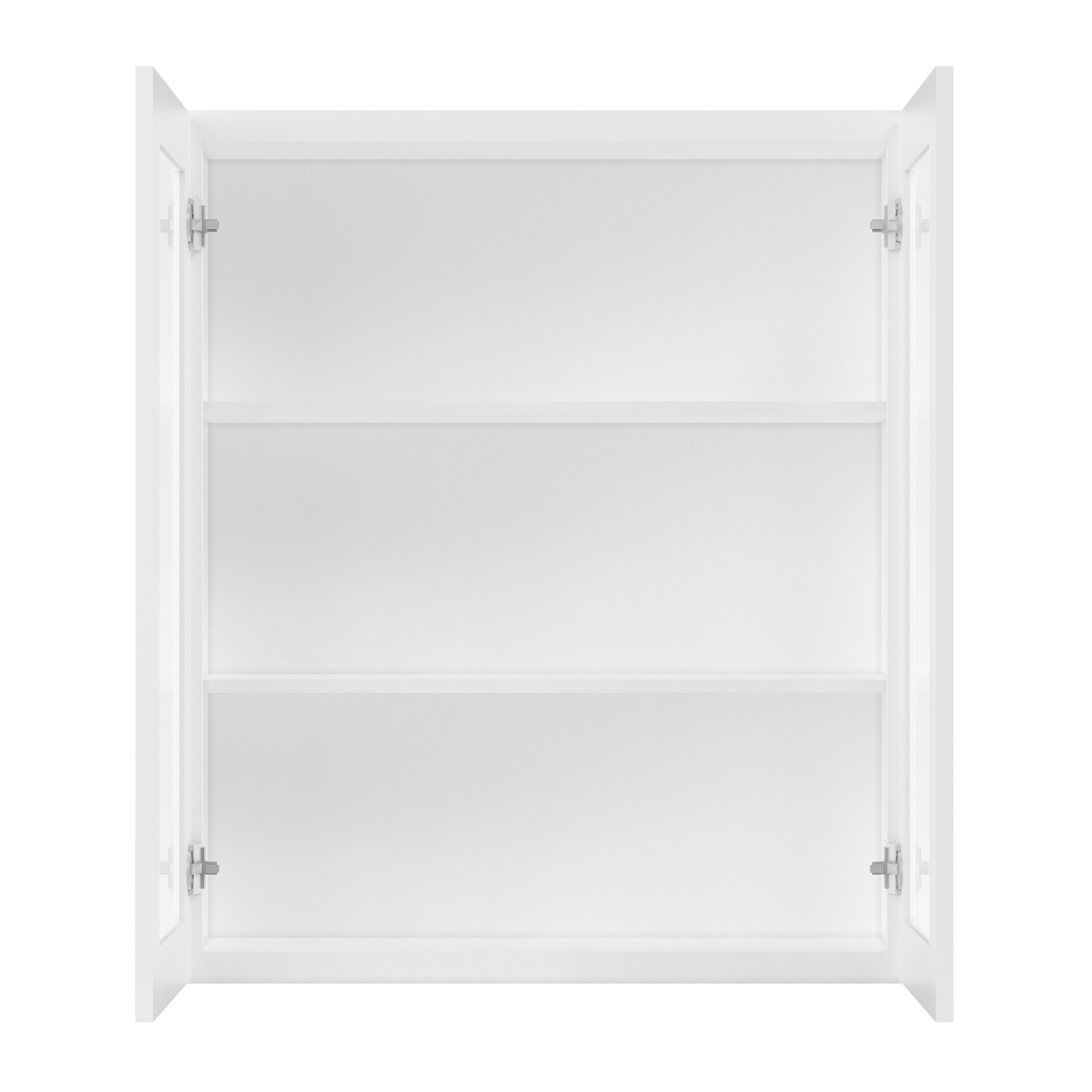 Frosted Glass Door Wall Kitchen Cabinet WMD3642 Alpina White LessCare 36 in. width 42 in. height 12 in. depth - Kitchen