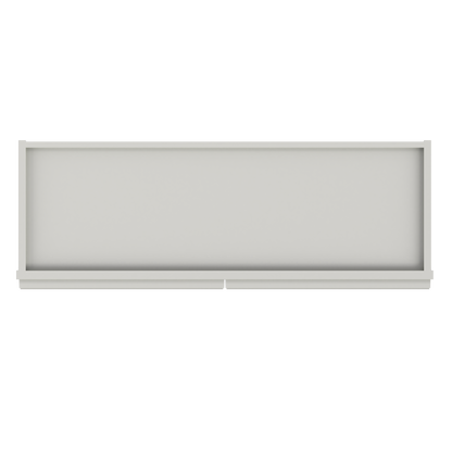 Frosted Glass Door Wall Kitchen Cabinet WMD3642 Milan Pearl 36 in. width 42 in. height 12 in. depth - Kitchen Cabinets