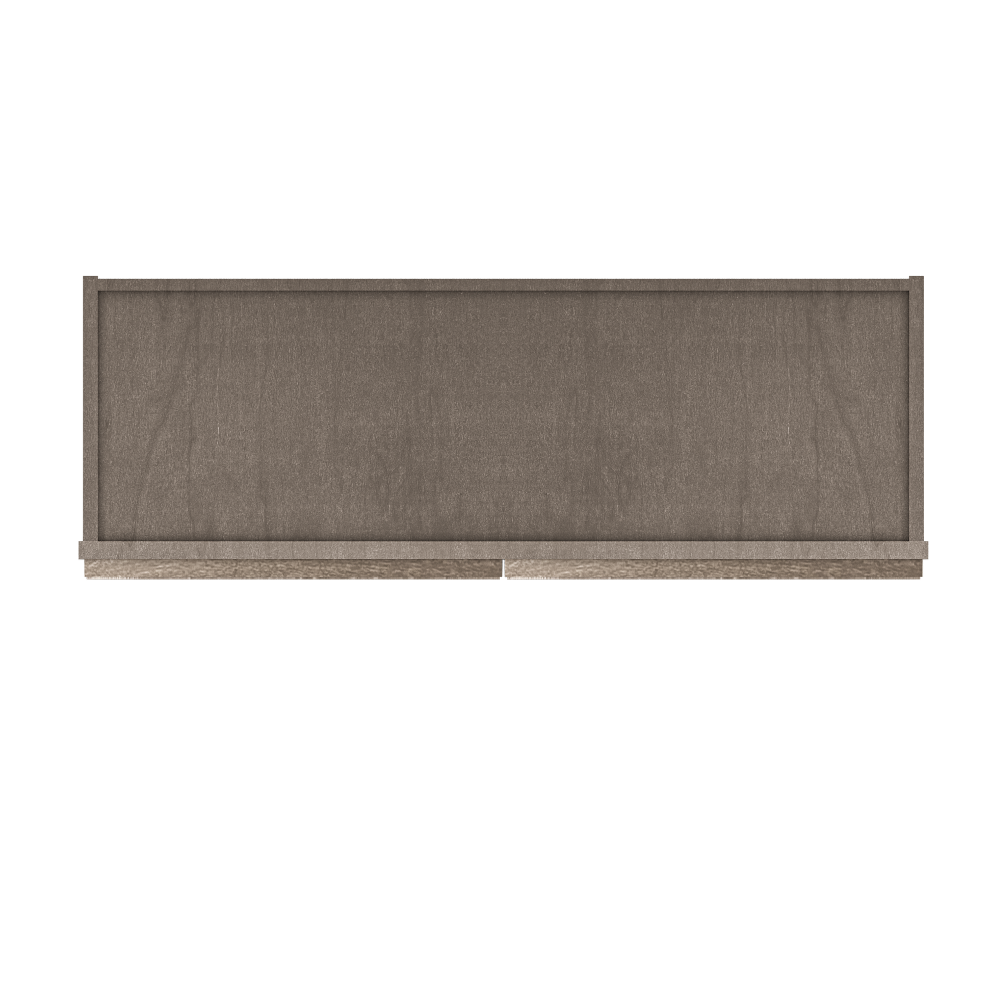 Frosted Glass Door Wall Kitchen Cabinet WMD3642 Milan Slate 36 in. width 42 in. height 12 in. depth - Kitchen Cabinets