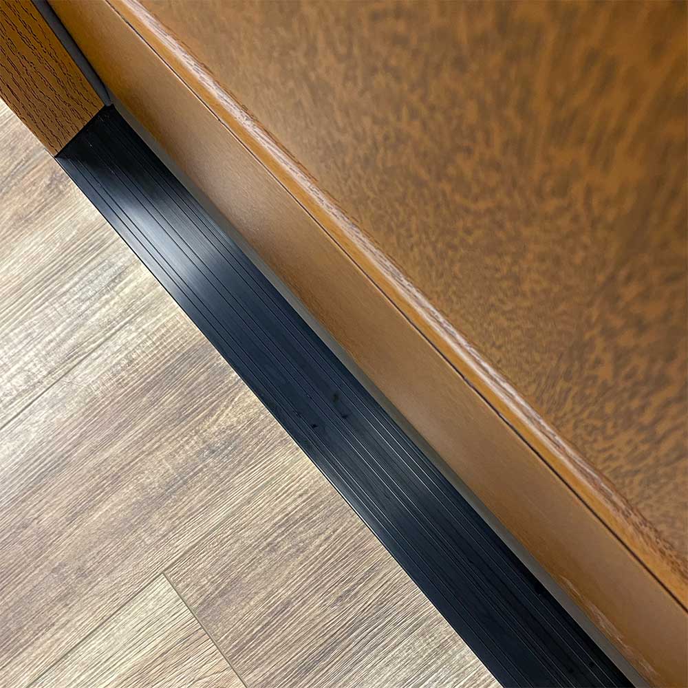 Jupiter 36 in. x 80 in. 3/4 Lite Decorative Glass Stained Light Brown Prehung Fiberglass Exterior Door with Brickmold