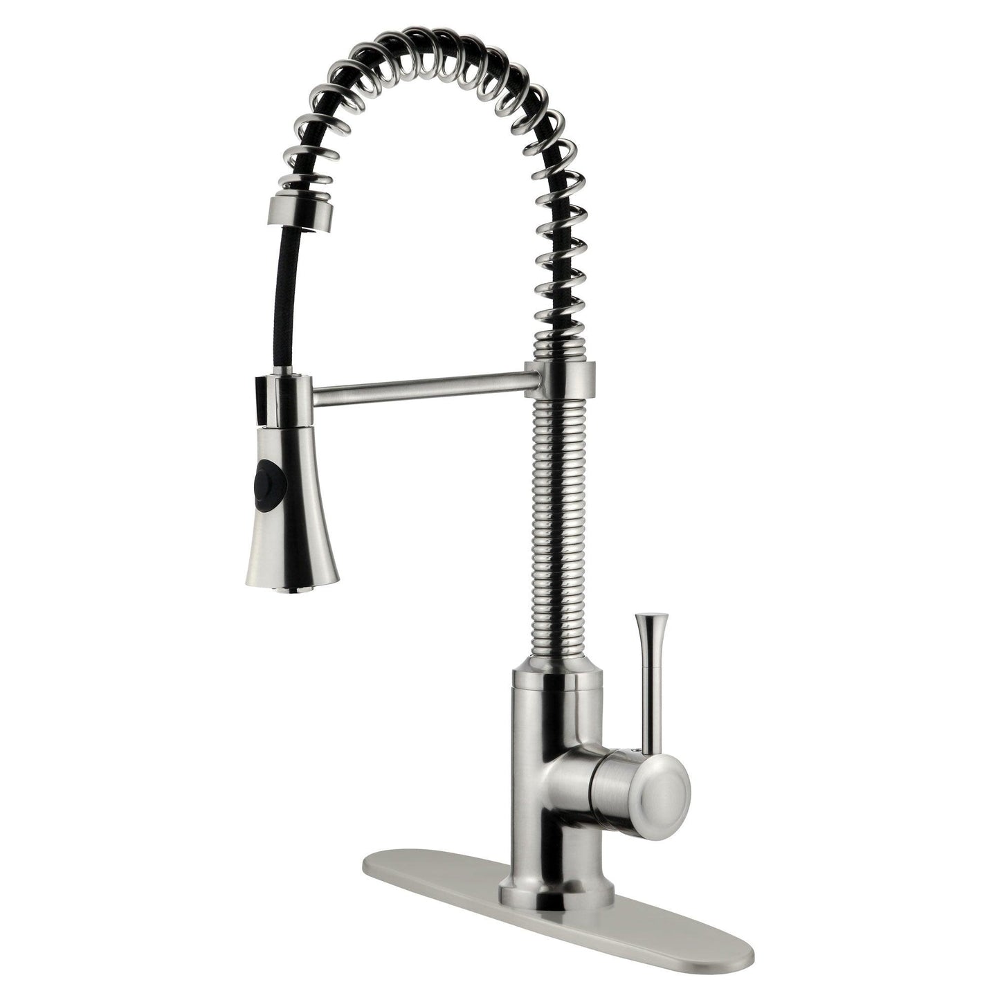 Kitchen Faucet LK9B With Shower Sprayer Brushed Nickel - Faucets