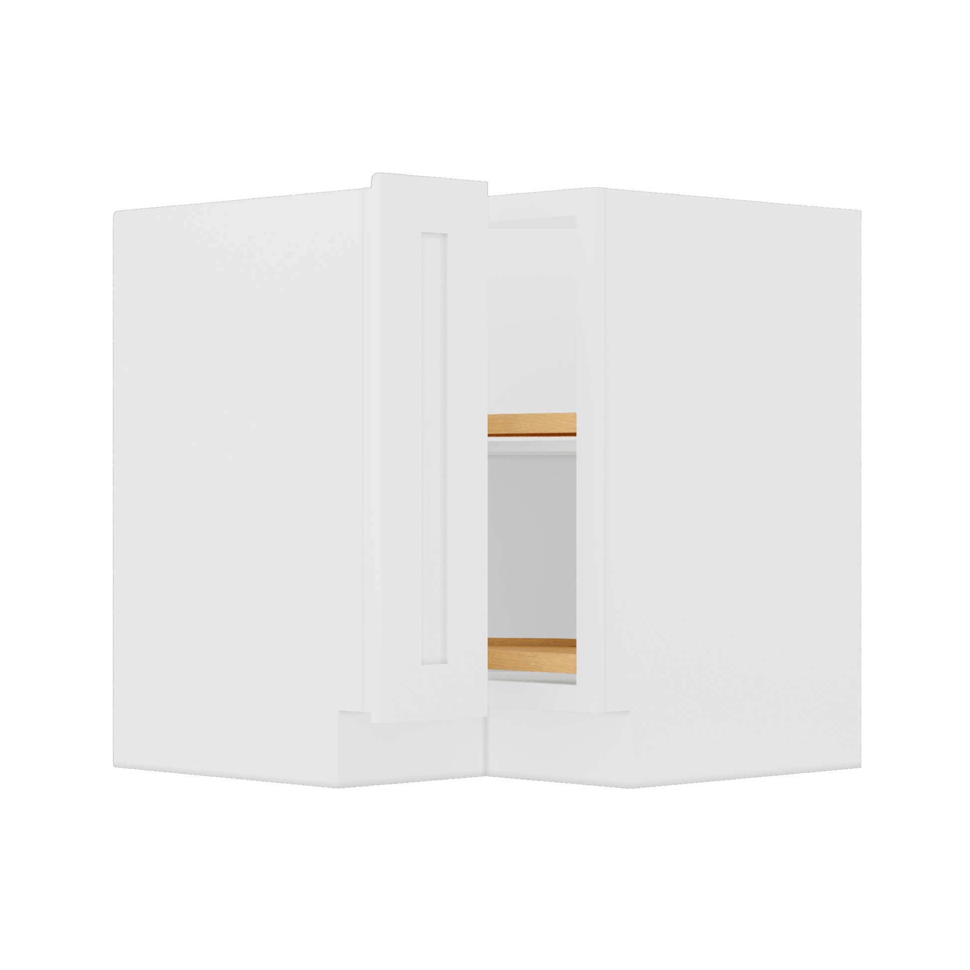 Lazy Suzan Base Kitchen Cabinet SCER33 Alpina White LessCare 34.5 in. height 33 in. depth - Kitchen Cabinets