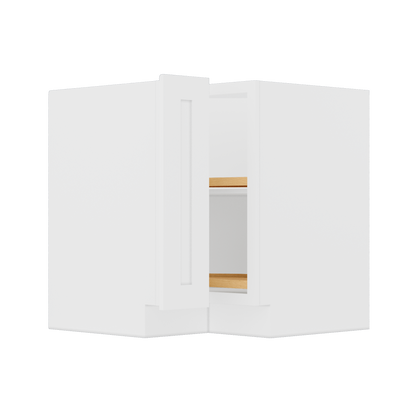 Lazy Suzan Base Kitchen Cabinet SCER33 Alpina White LessCare 34.5 in. height 33 in. depth - Kitchen Cabinets