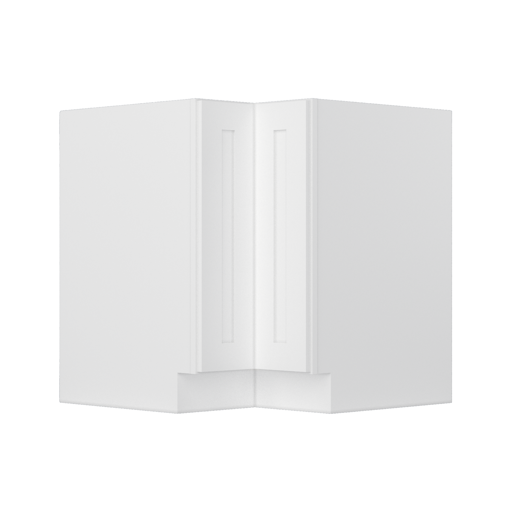 Lazy Suzan Base Kitchen Cabinet SCER33 Alpina White LessCare 34.5 in. height 33 in. depth - Kitchen Cabinets