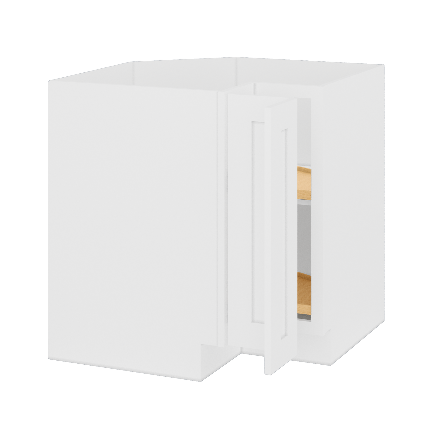 Lazy Suzan Base Kitchen Cabinet SCER33 Alpina White LessCare 34.5 in. height 33 in. depth - Kitchen Cabinets