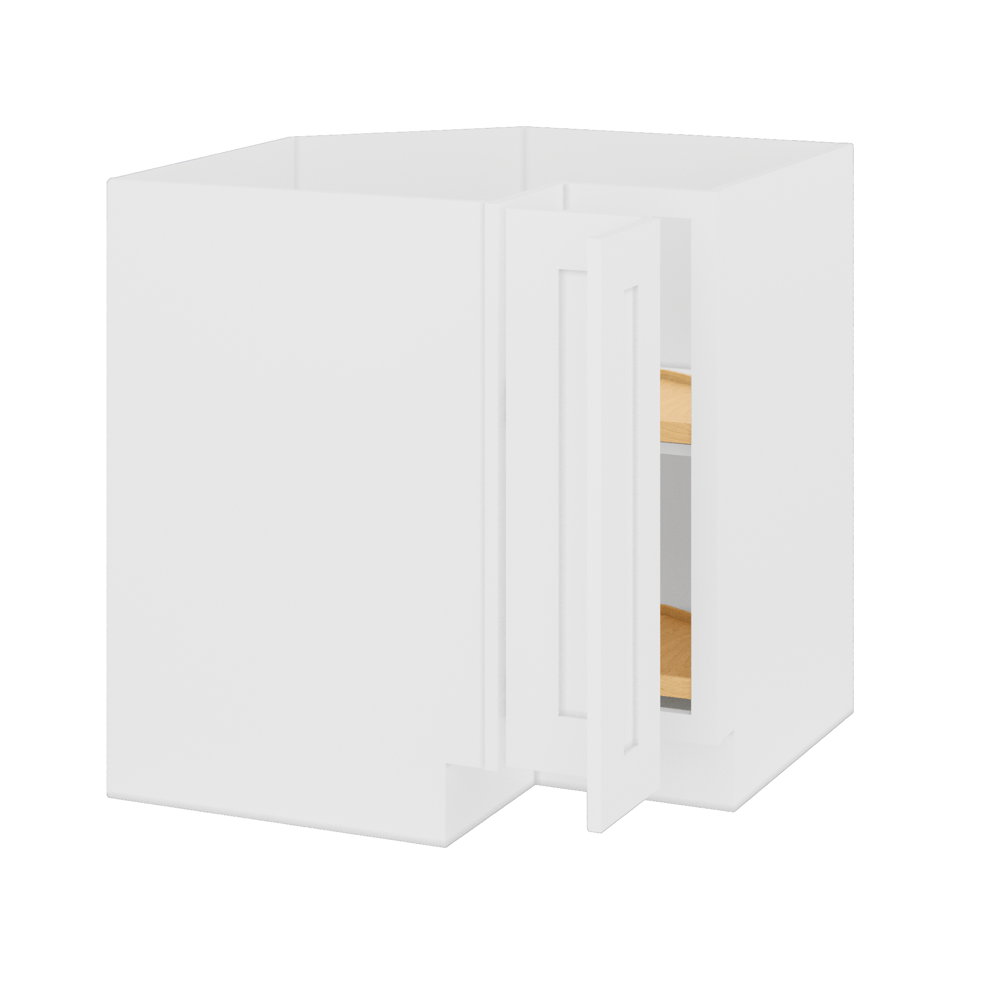 Lazy Suzan Base Kitchen Cabinet SCER33 Alpina White LessCare 34.5 in. height 33 in. depth - Kitchen Cabinets