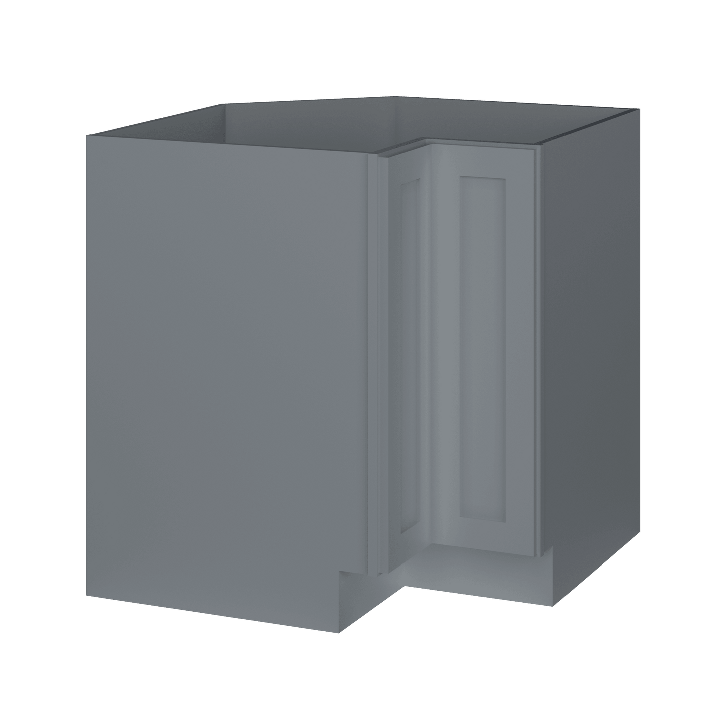 Lazy Suzan Base Kitchen Cabinet SCER33 Colonial Gray LessCare 34.5 in. height 33 in. depth - Kitchen Cabinets